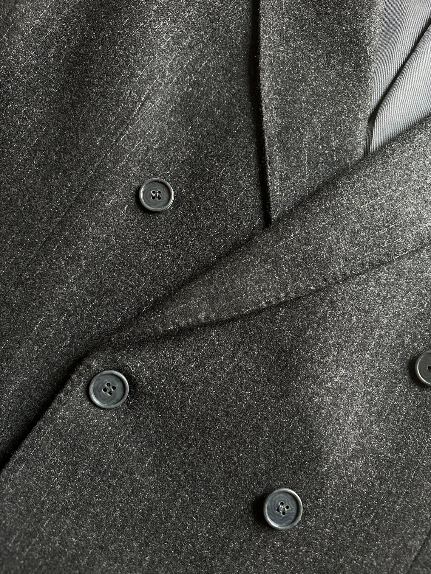 Vintage tailored pinstriped blazer