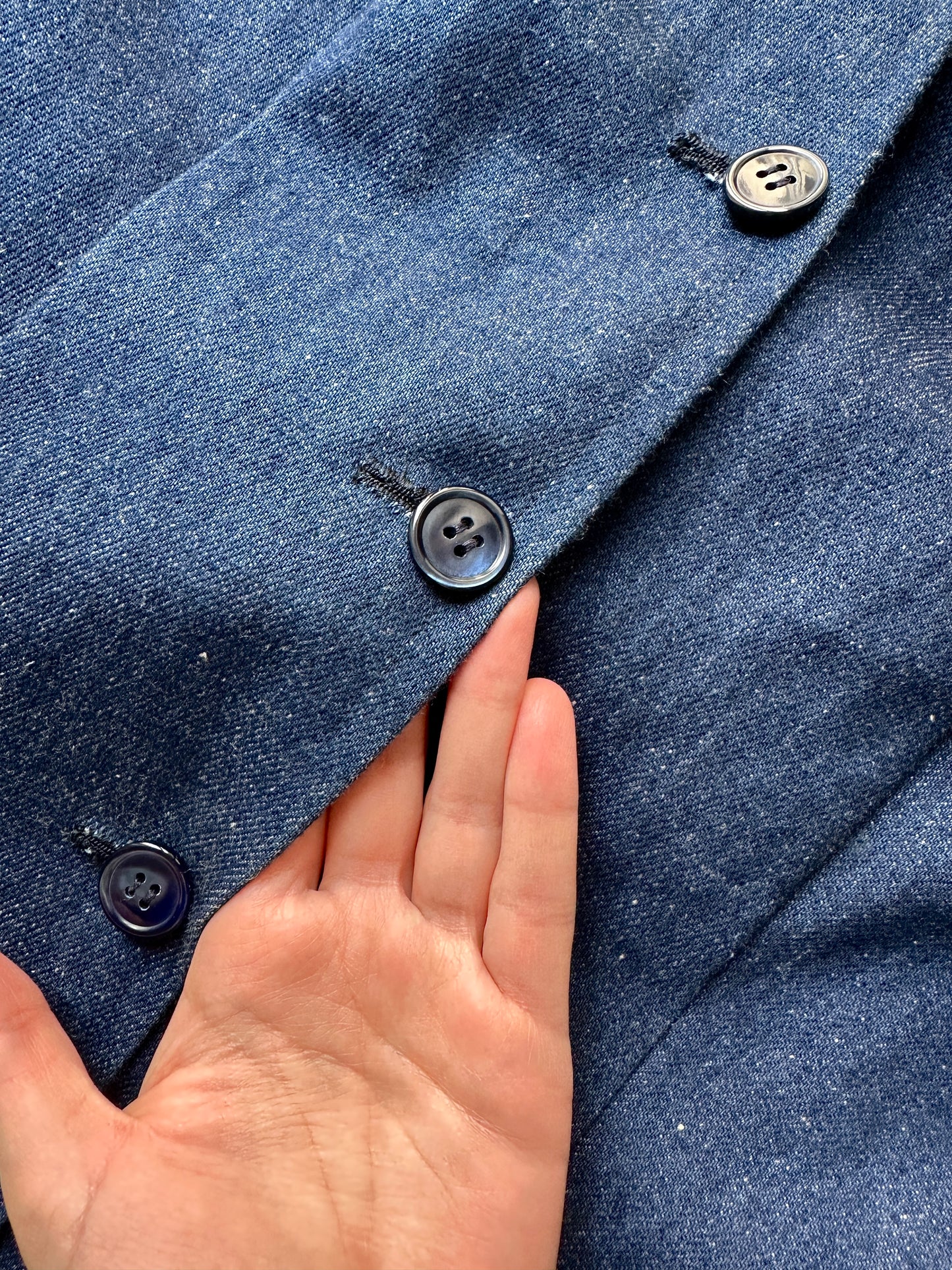 Tailored denim jacket