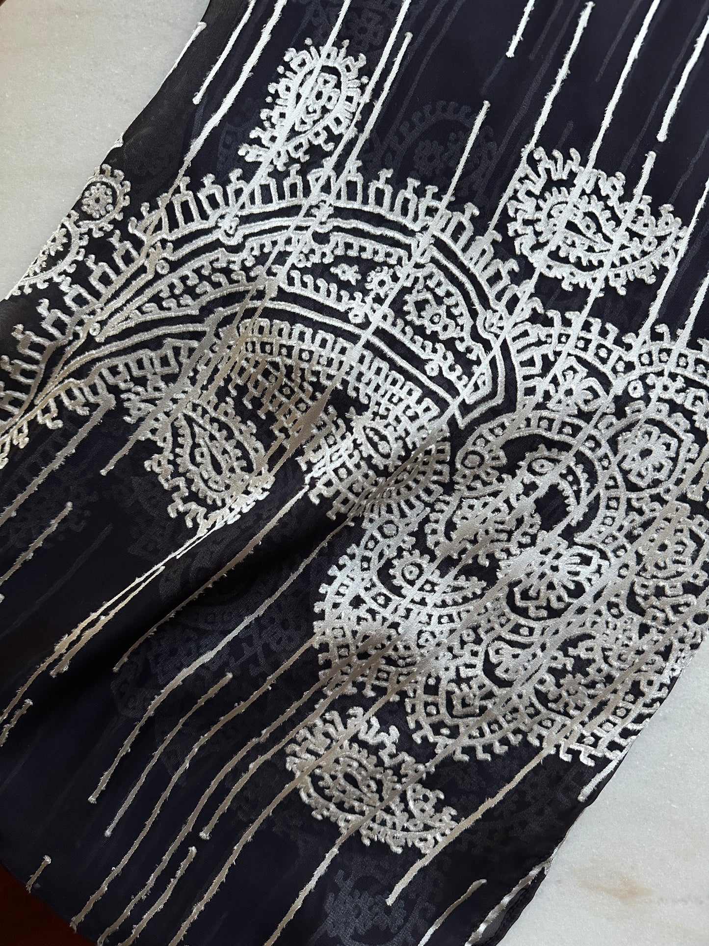 Giorgio Armani silk blend scarf