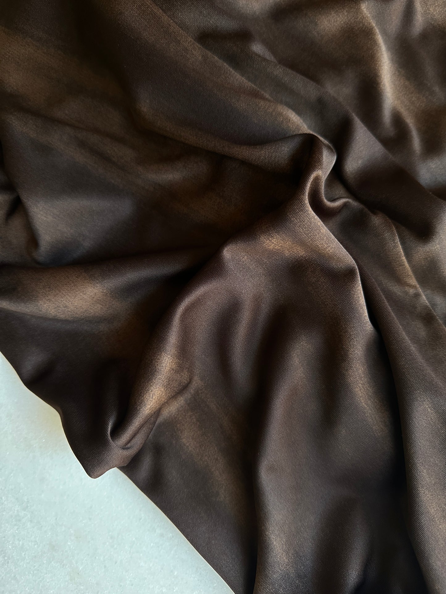 Brushstroke print maxi dress