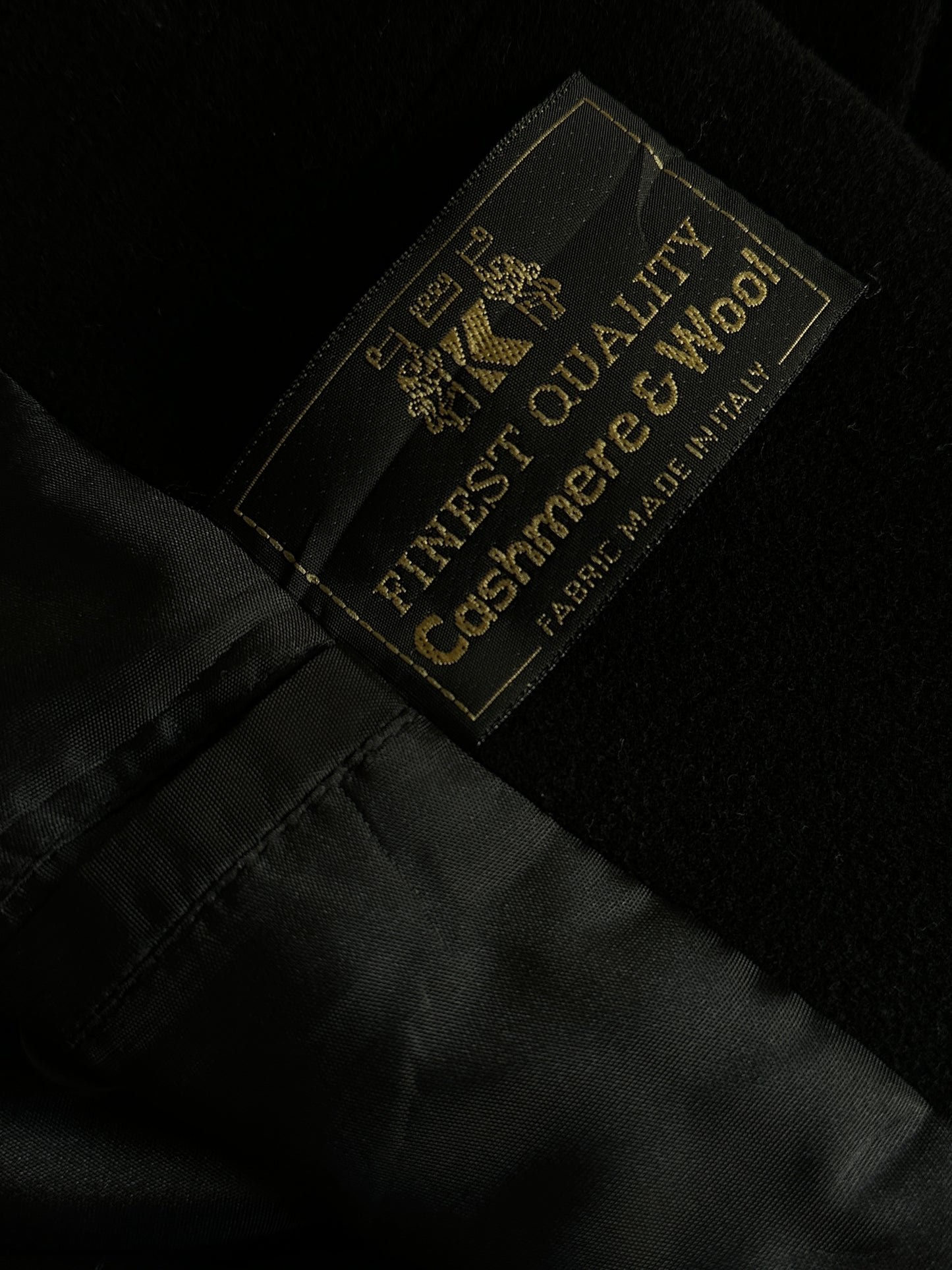 Vintage Extra Long Wool&Cashmere Coat