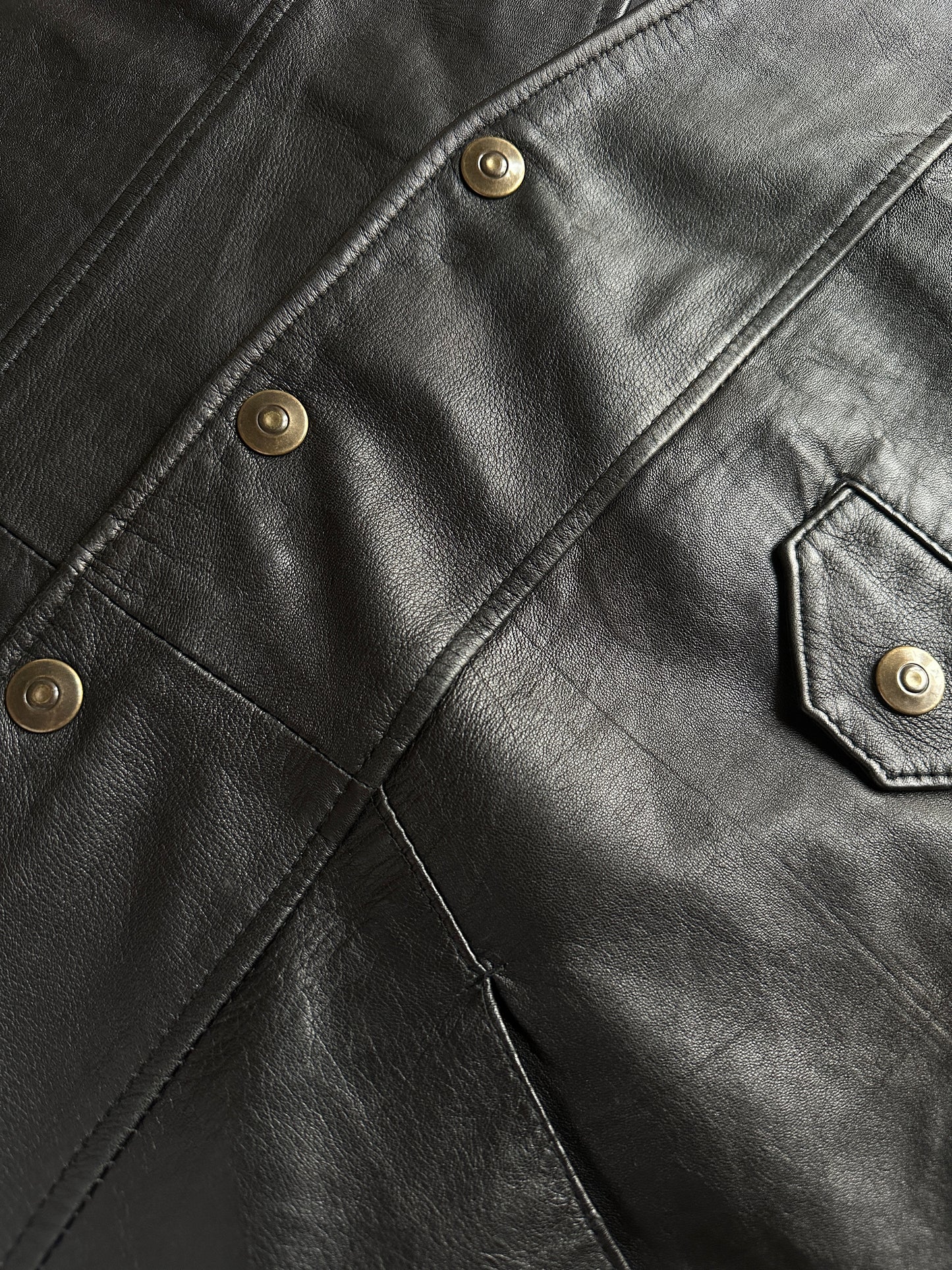 Vintage soft leather vest