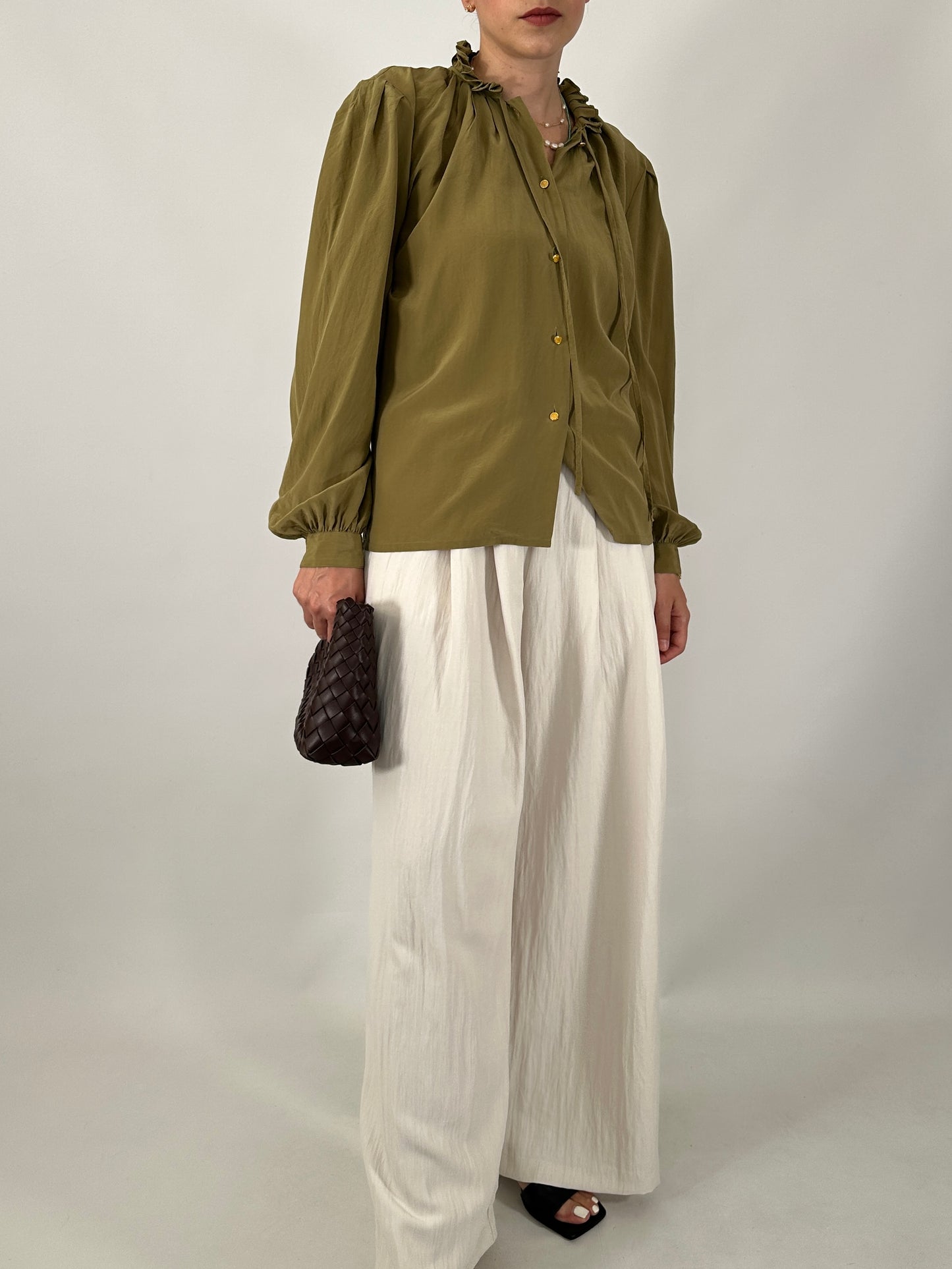 Vintage pure silk shirt