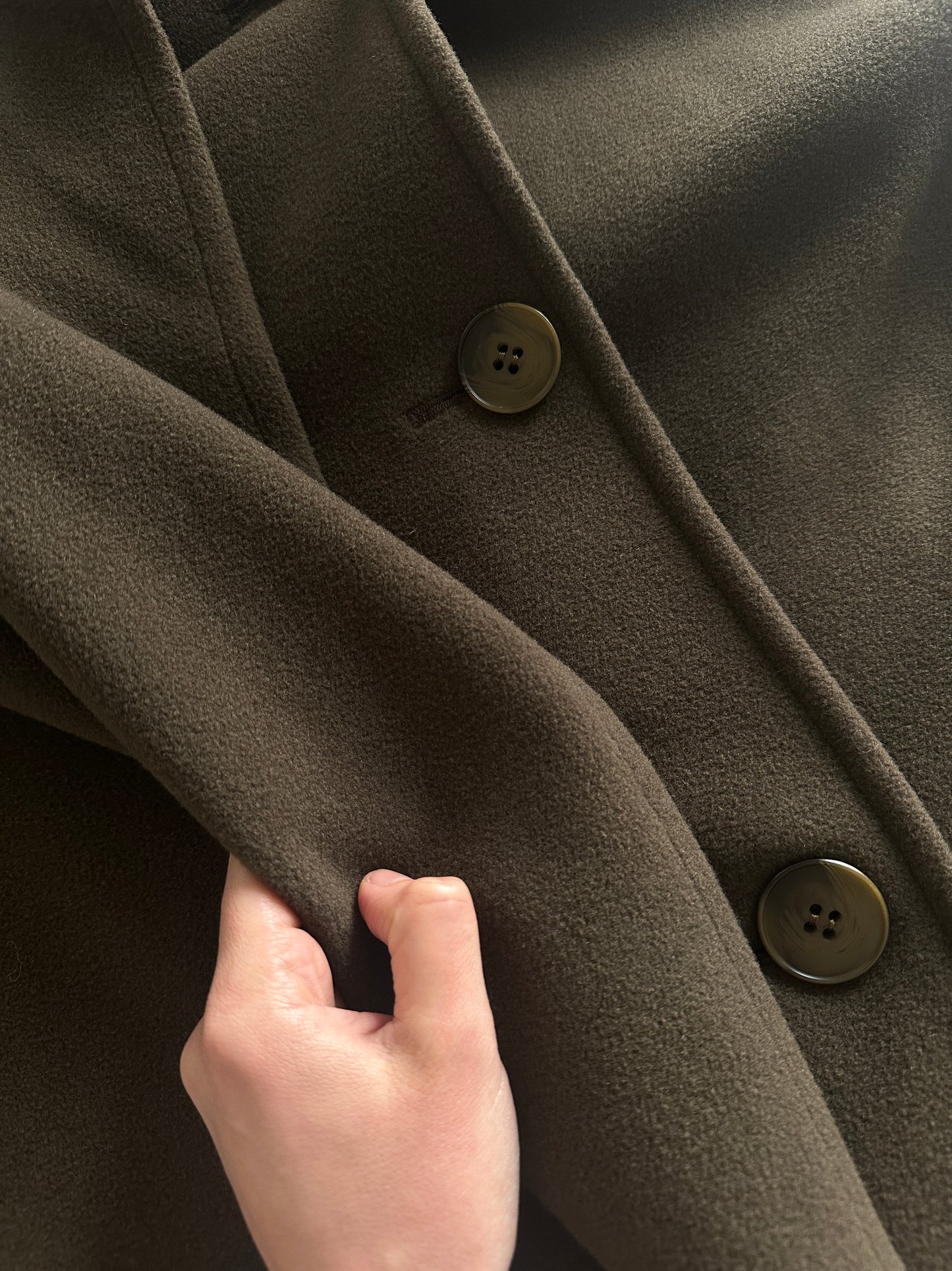 Vintage Wool & Cashmere Scarf Coat