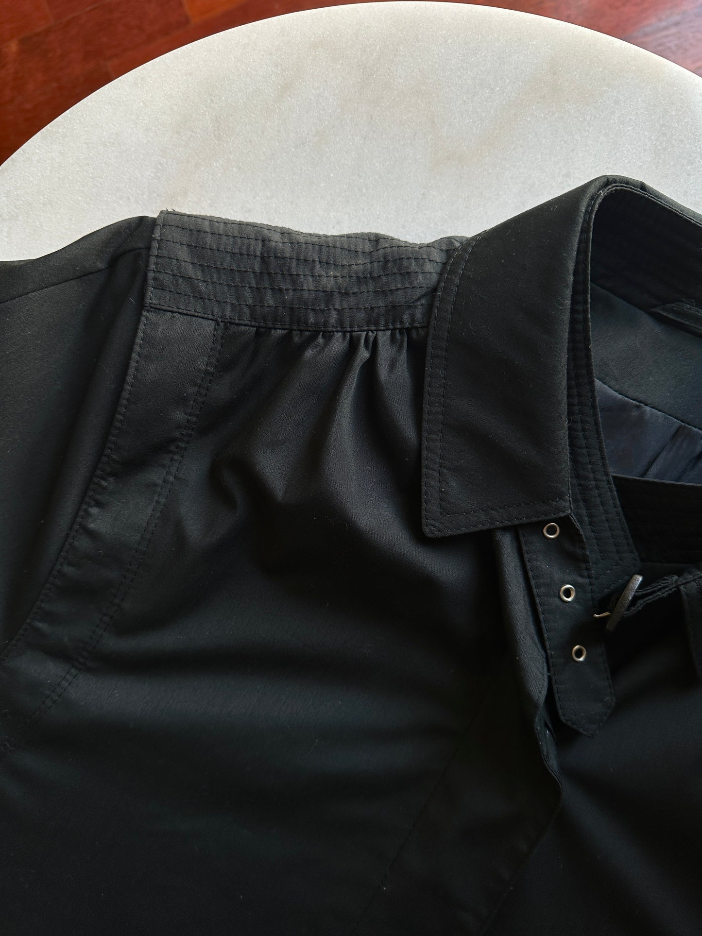 Vintage black trench coat