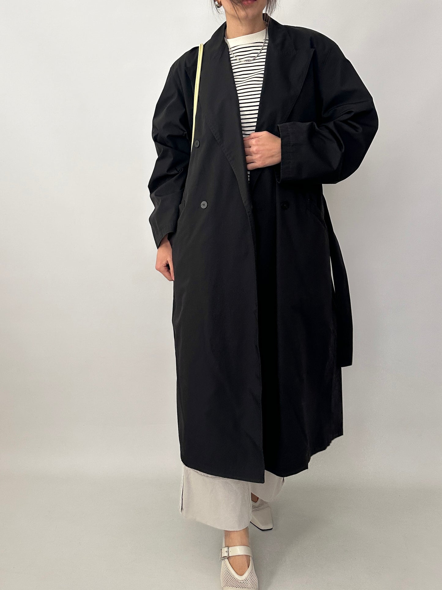 Long lightweight trench coat