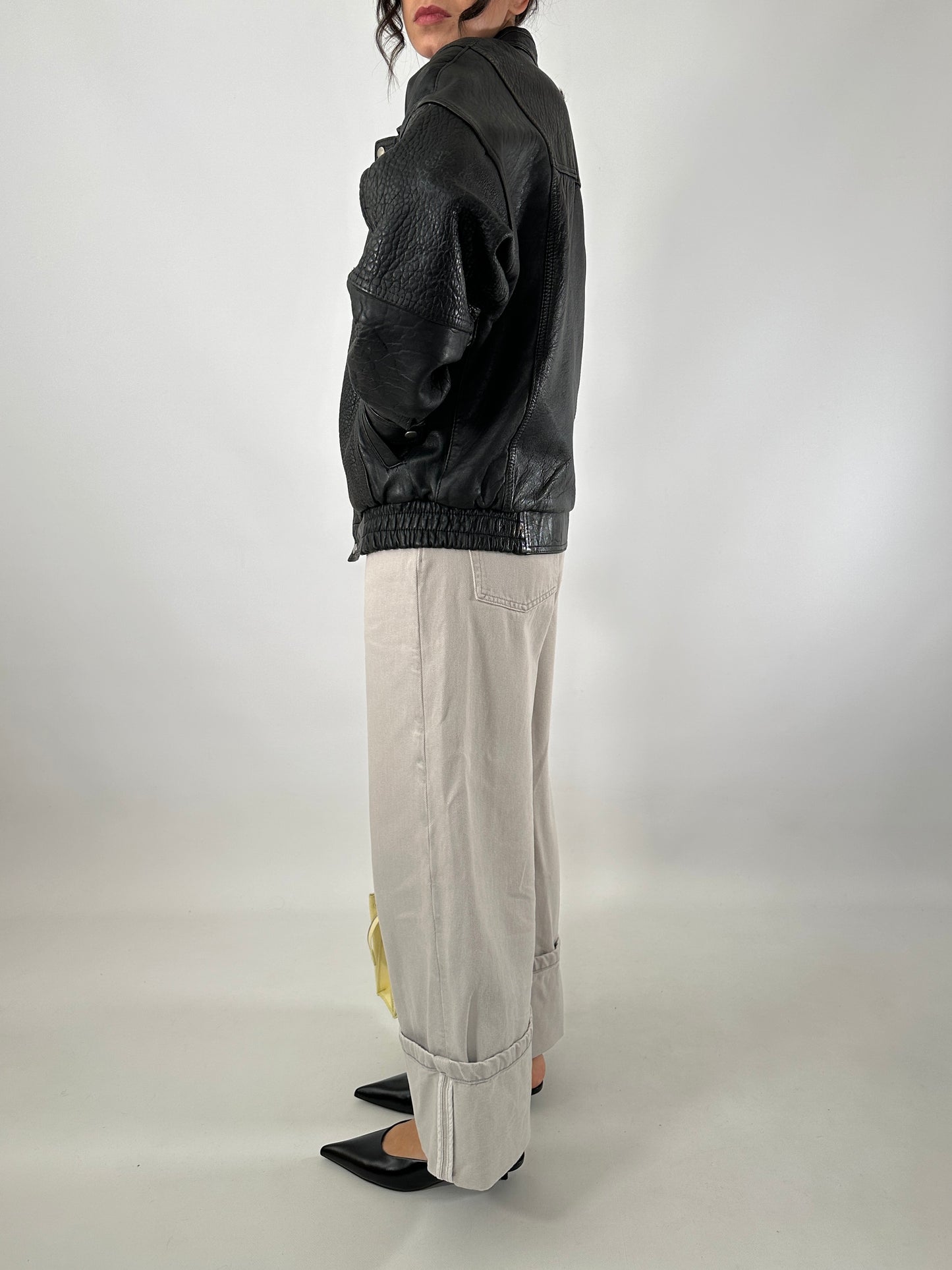 Valentino vintage leather bomber