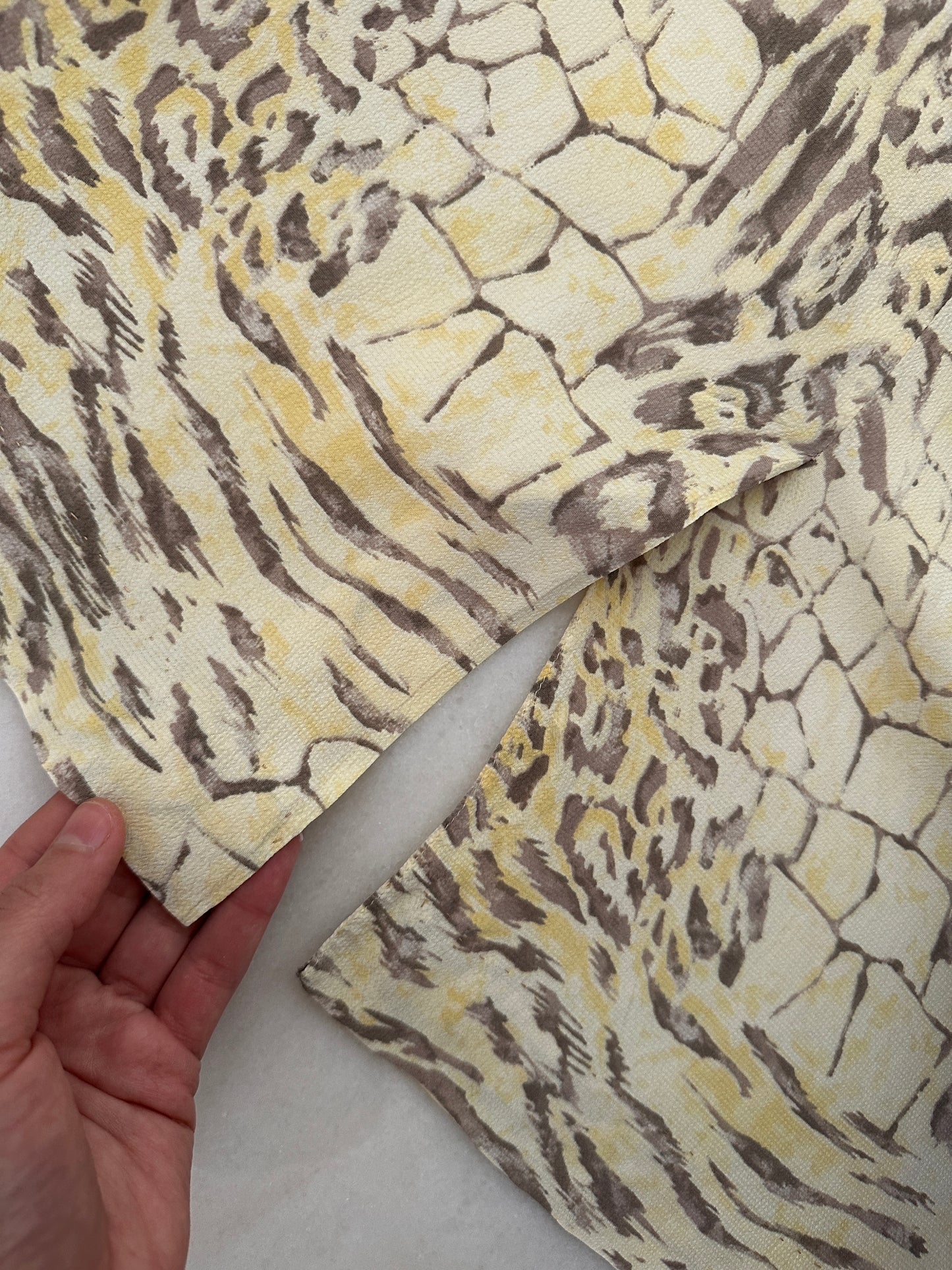 Animal print vintage skirt