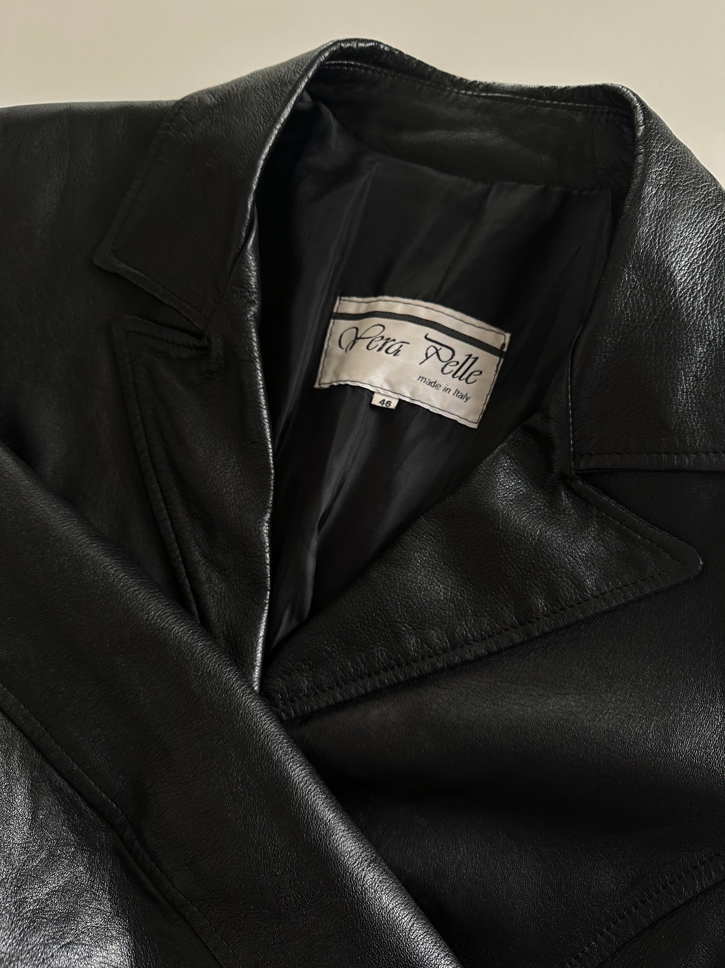 Vintage Classic Leather Jacket