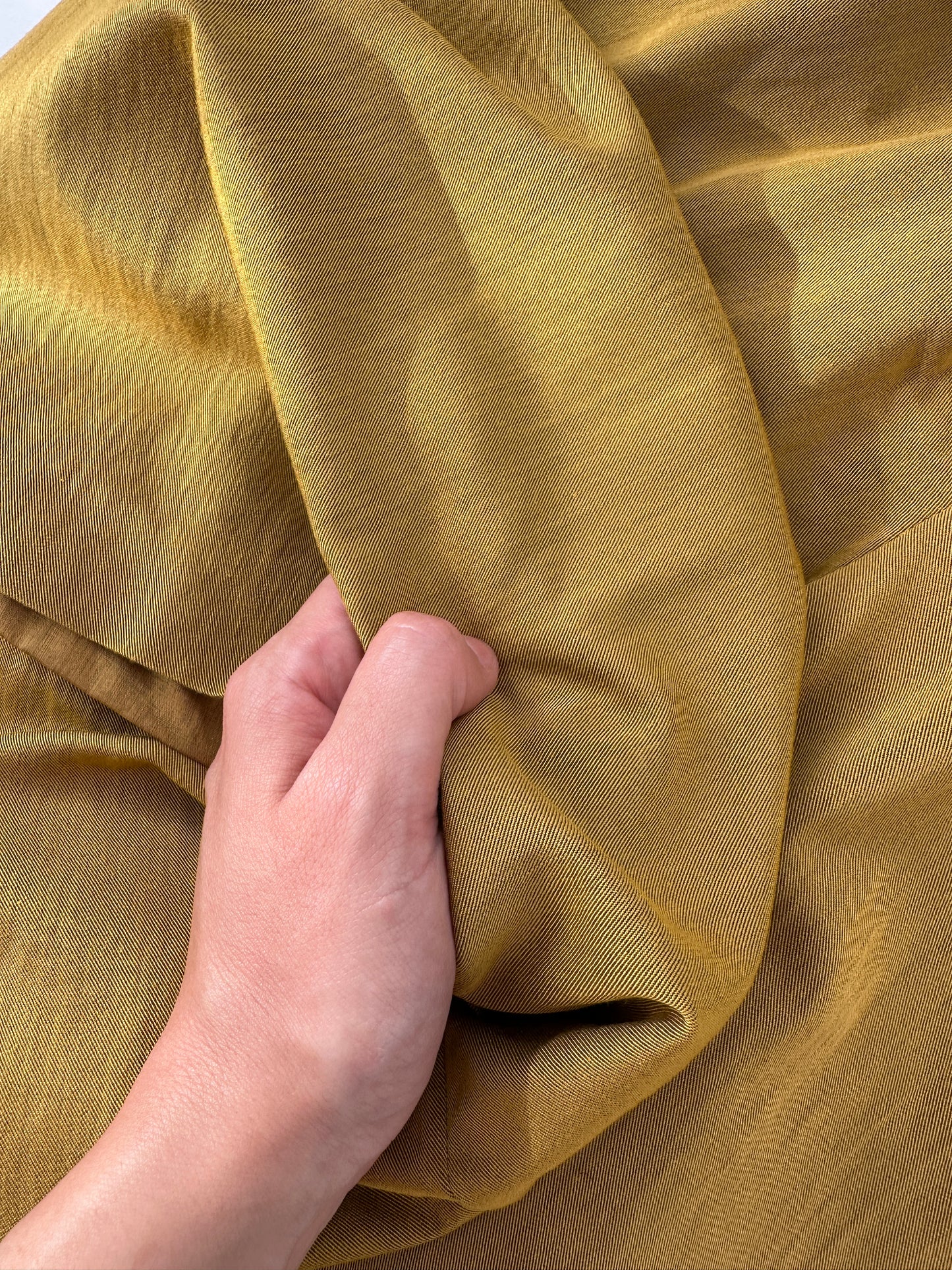 Wide-leg mustard culottes