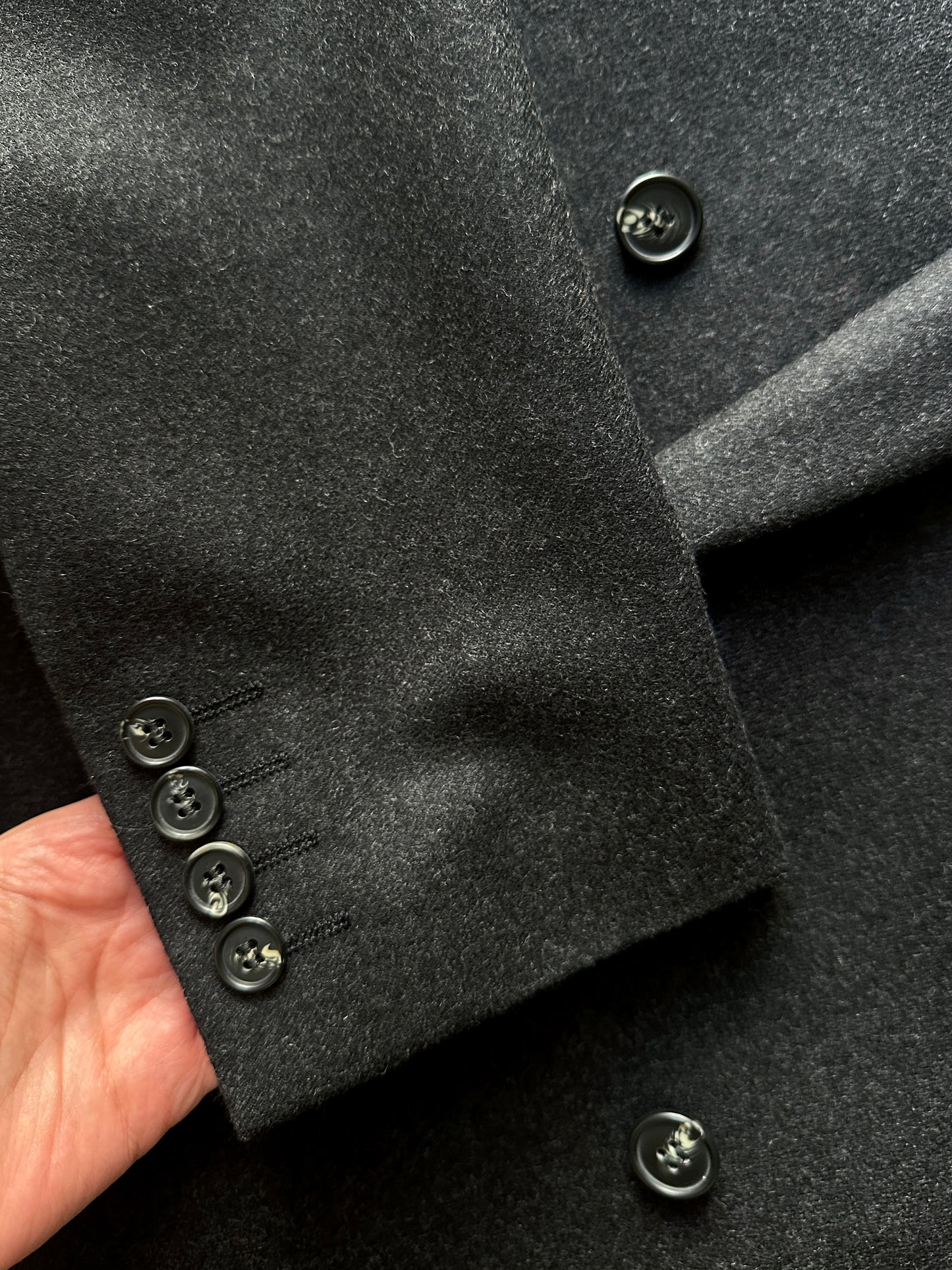 Vintage tailored pure wool blazer