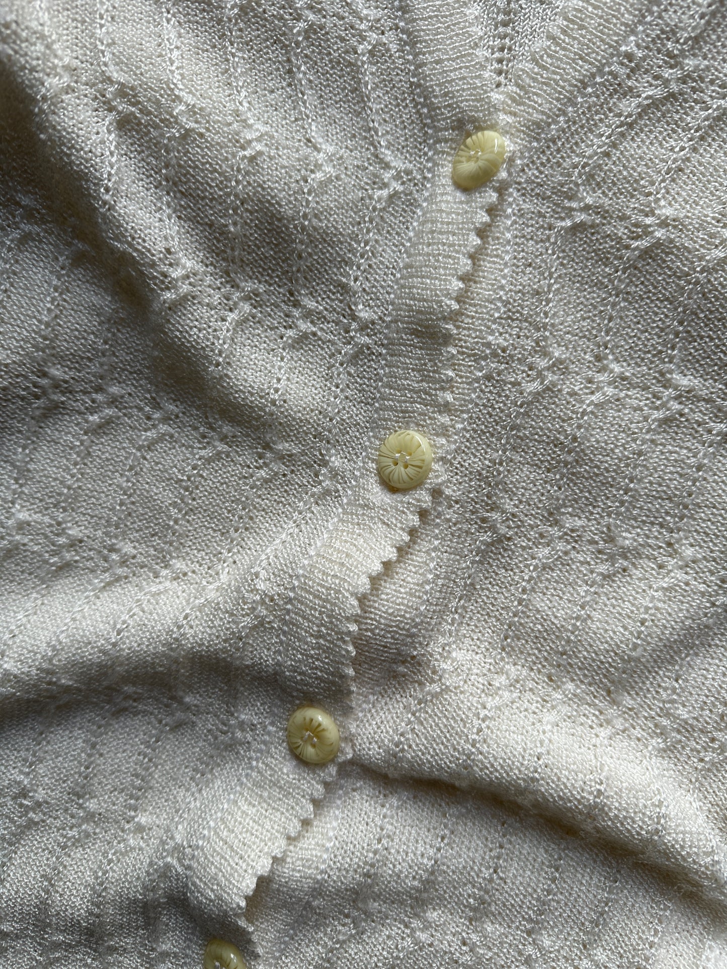 Handmade vintage crochet cardigan