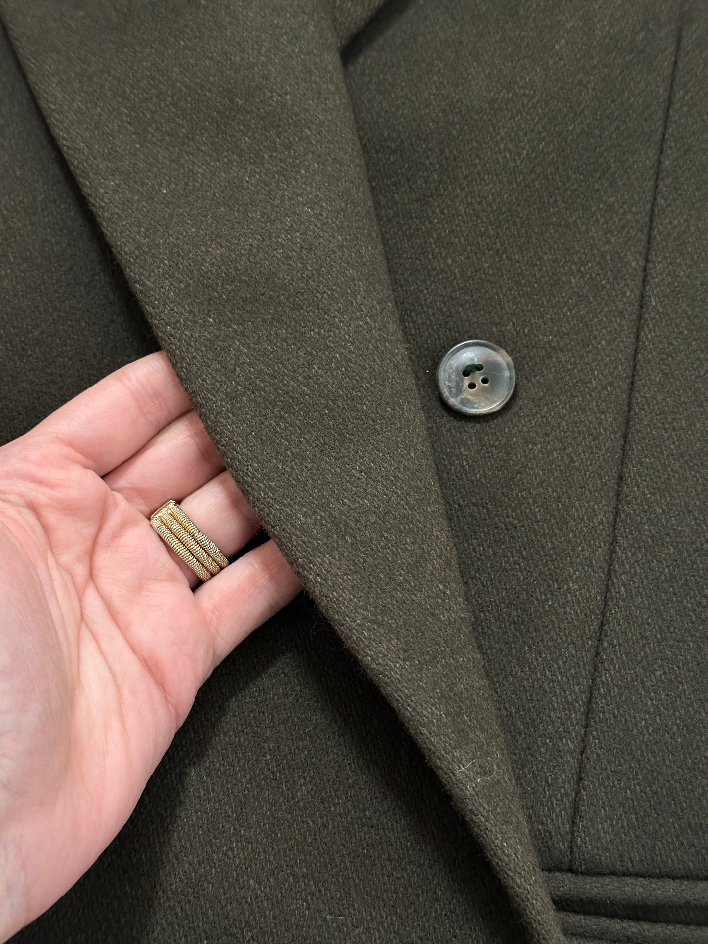 Vintage oversized double-breasted blazer