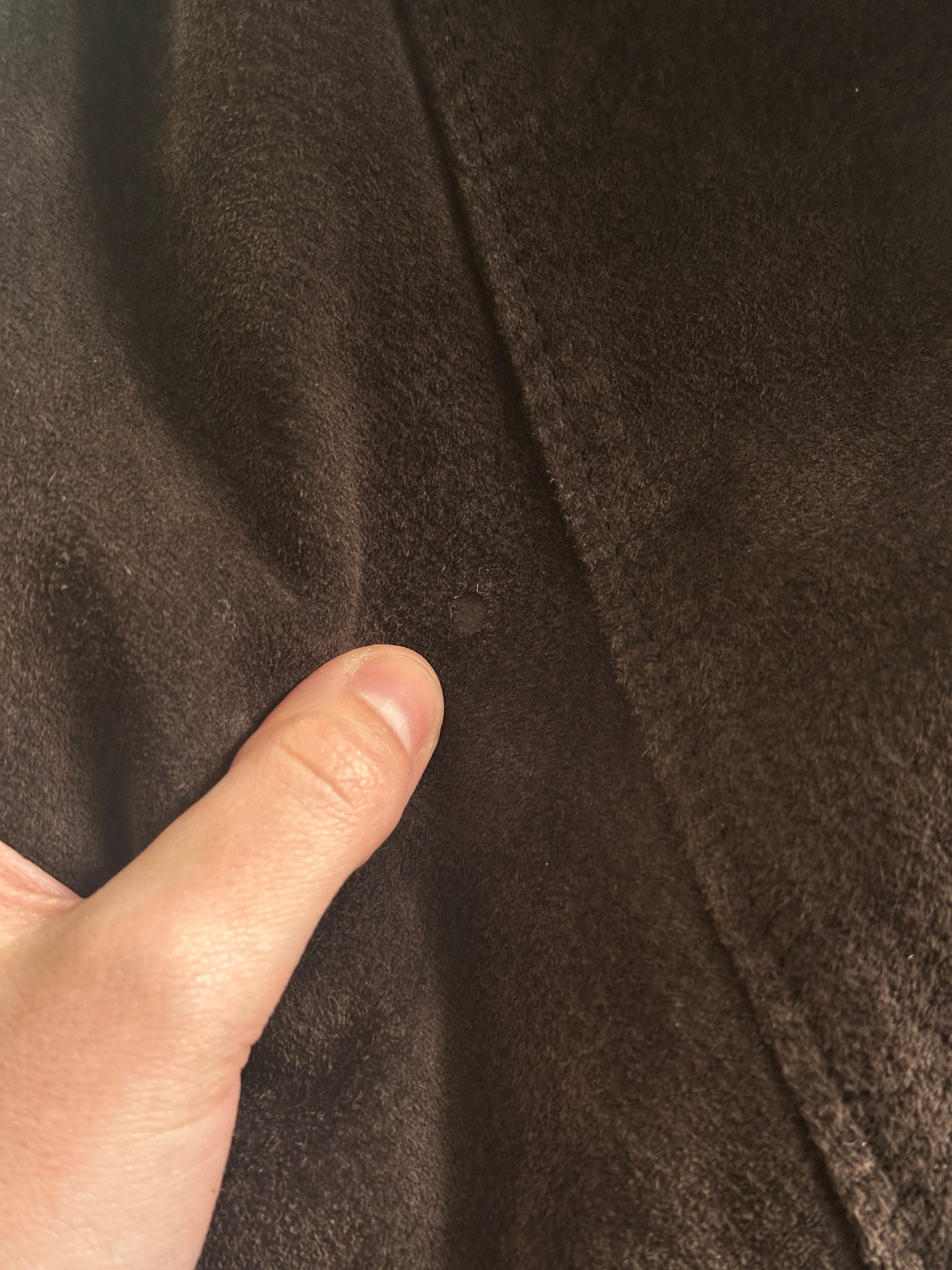 Vintage Zipped Suede Leather Jacket