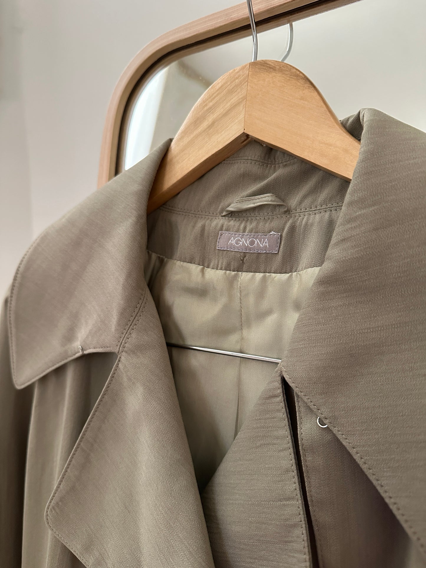 Agnona lightweight trench coat