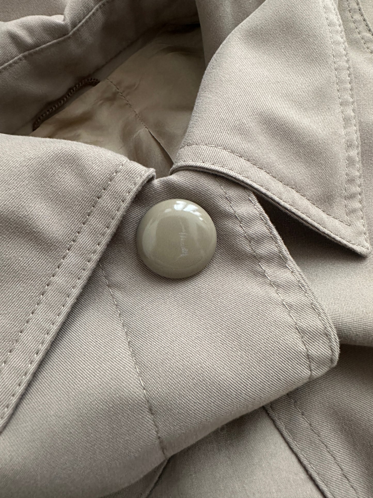 Long vintage trench coat