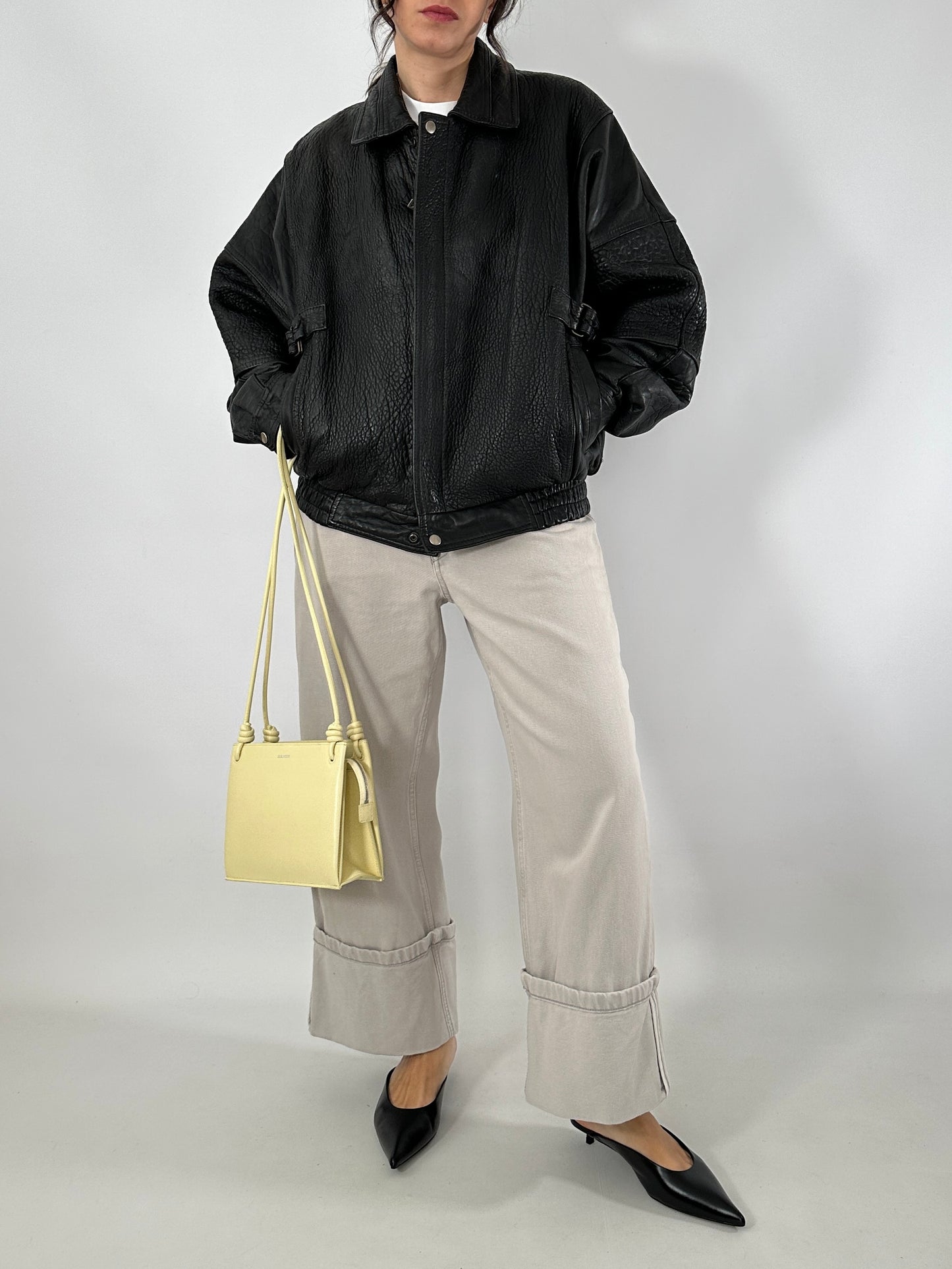 Valentino vintage leather bomber