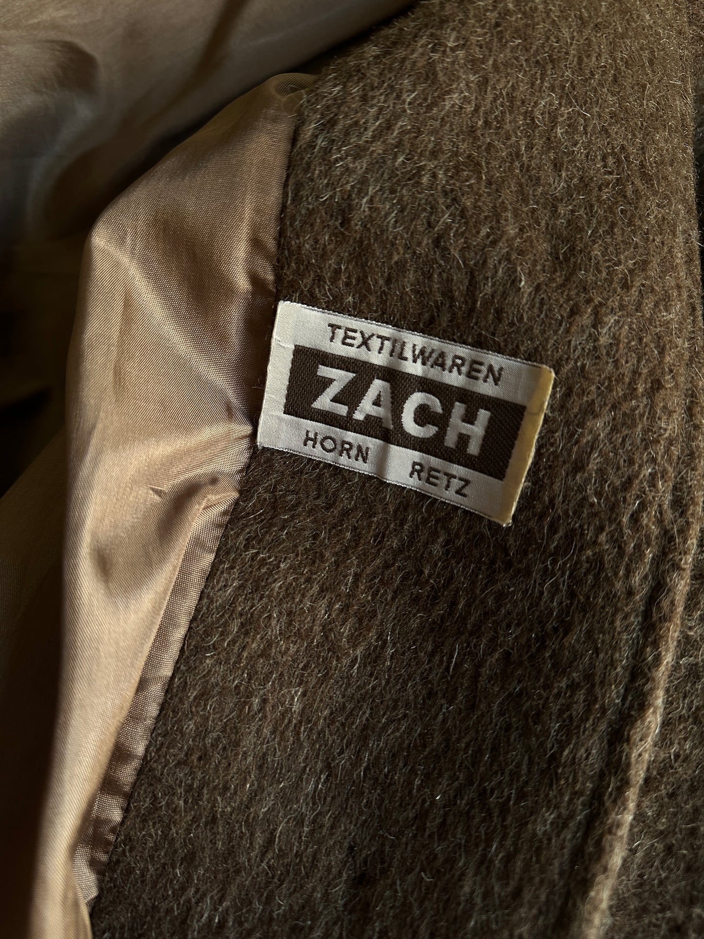 Vintage Llama Wool Coat