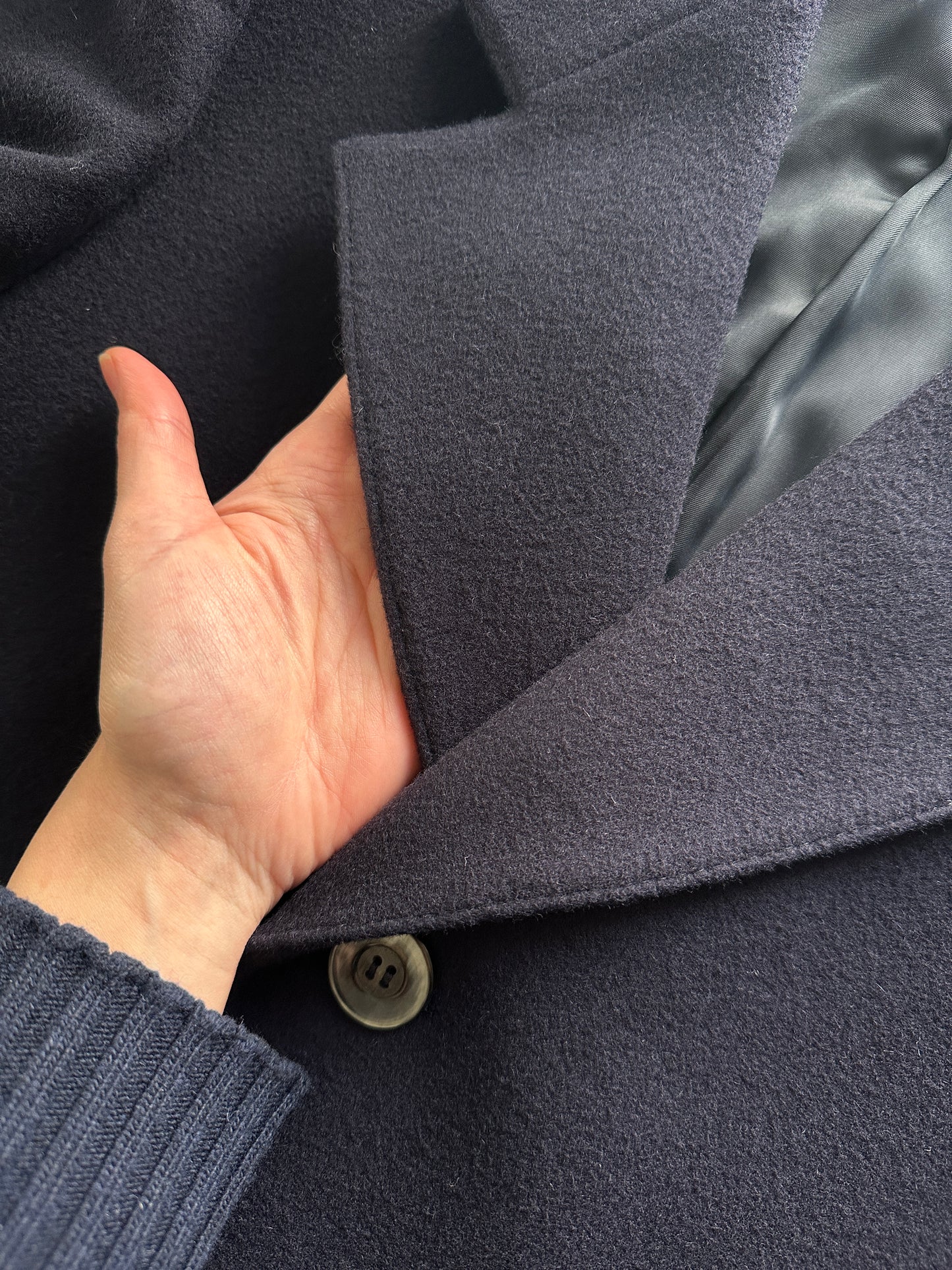 Classic Tailored Navy Coat