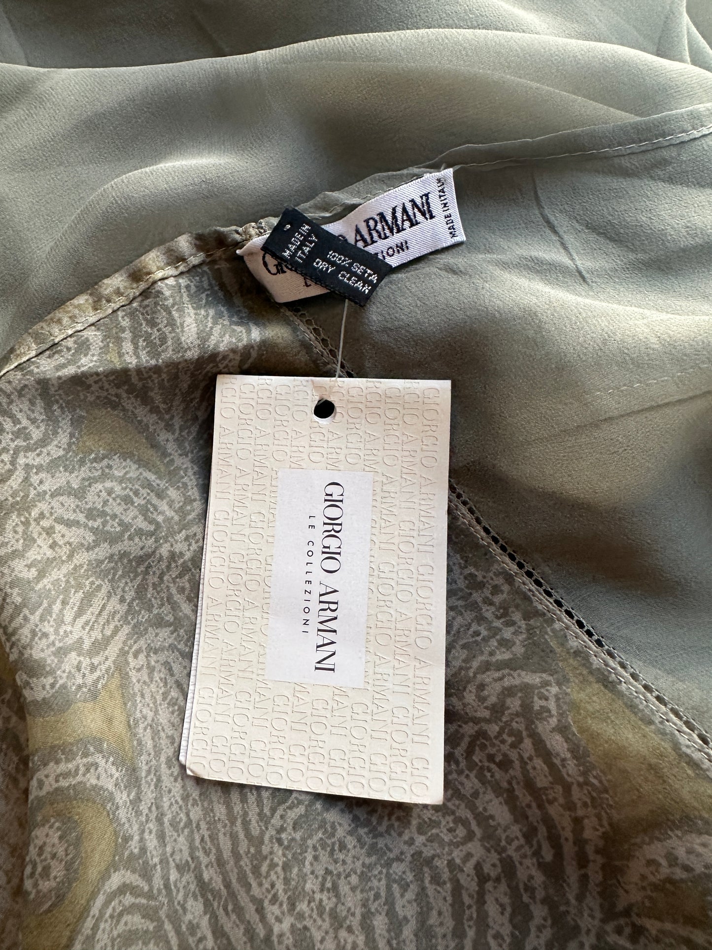 Giorgio Armani pure silk scarf