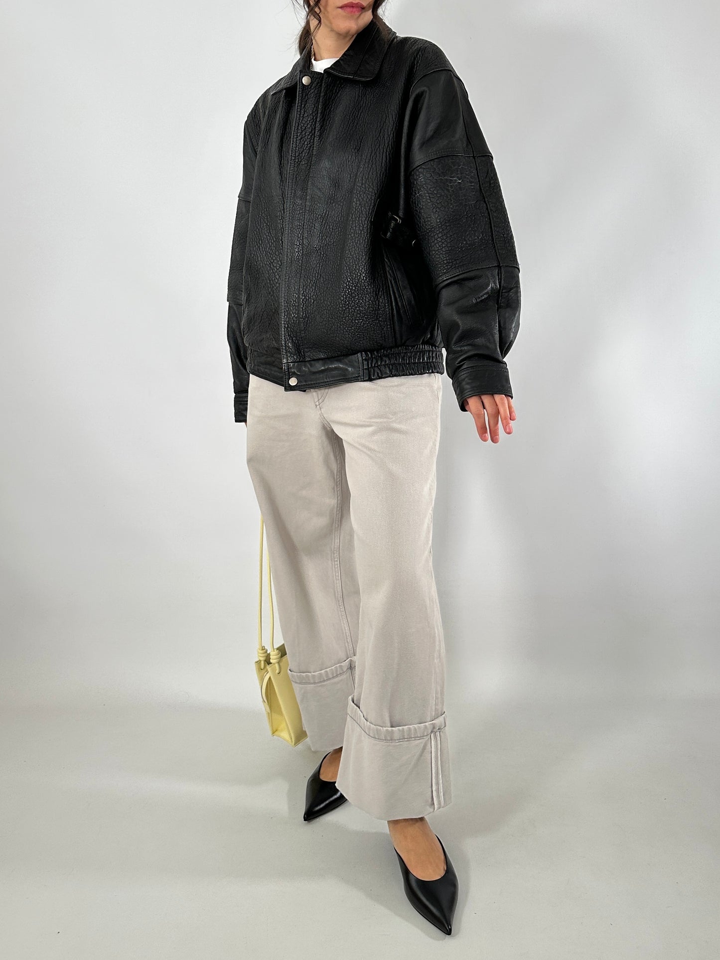 Valentino vintage leather bomber