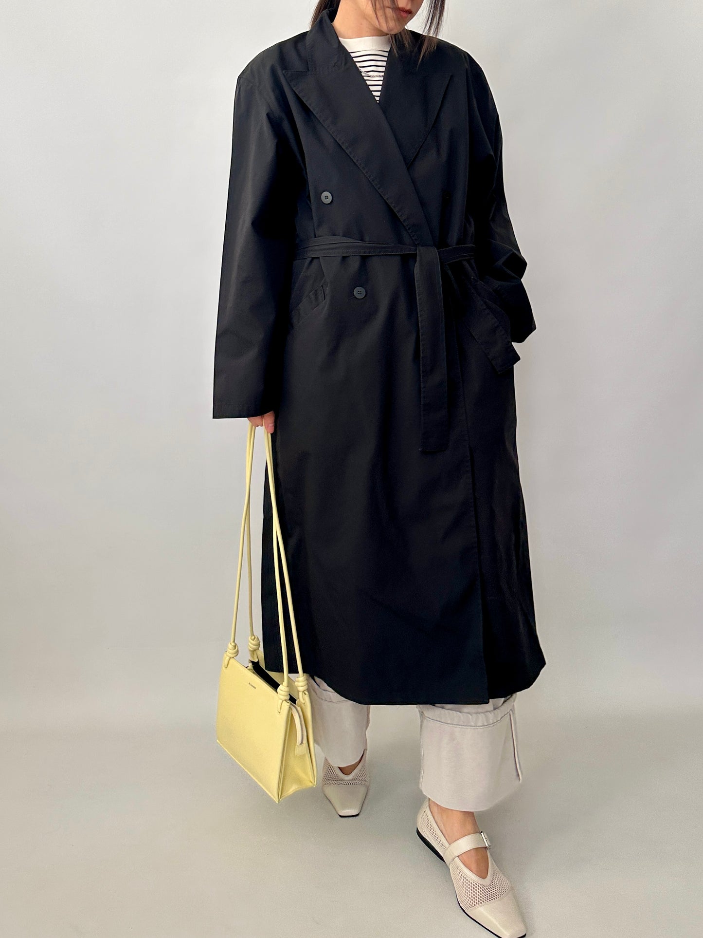 Long lightweight trench coat