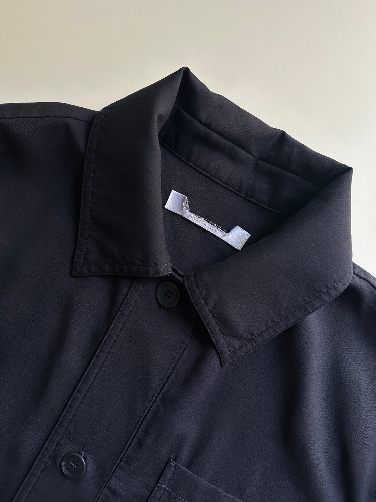 Max Mara Navy Wool Overshirt