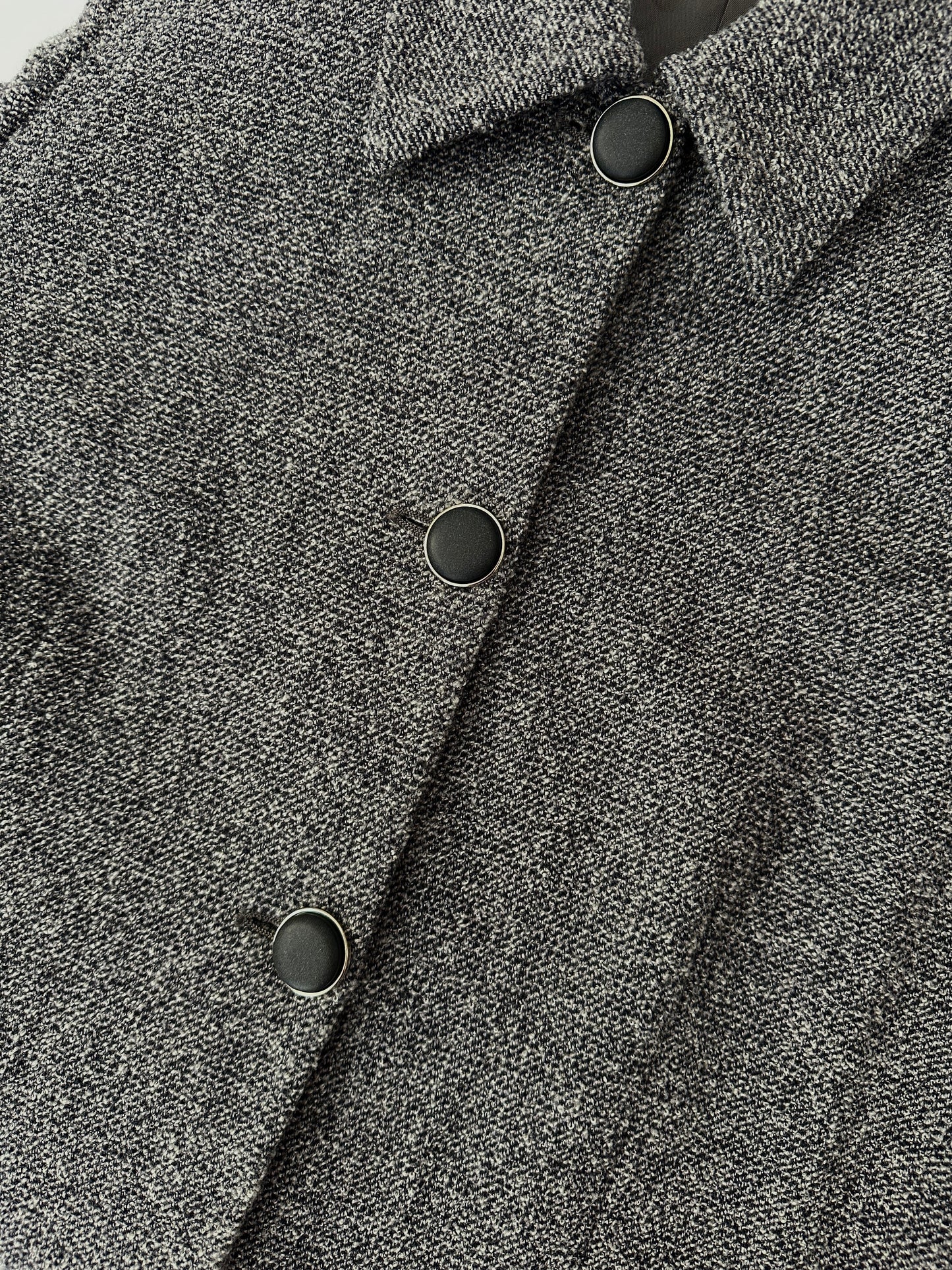 Salt and pepper wool jacket
