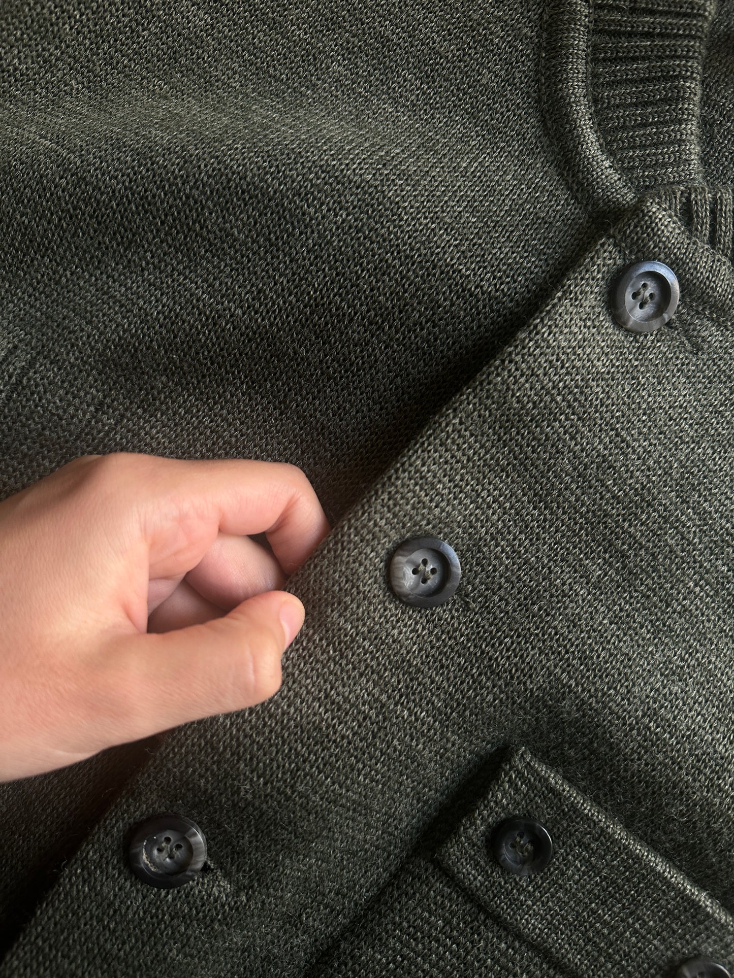 Vintage knitted bomber jacket