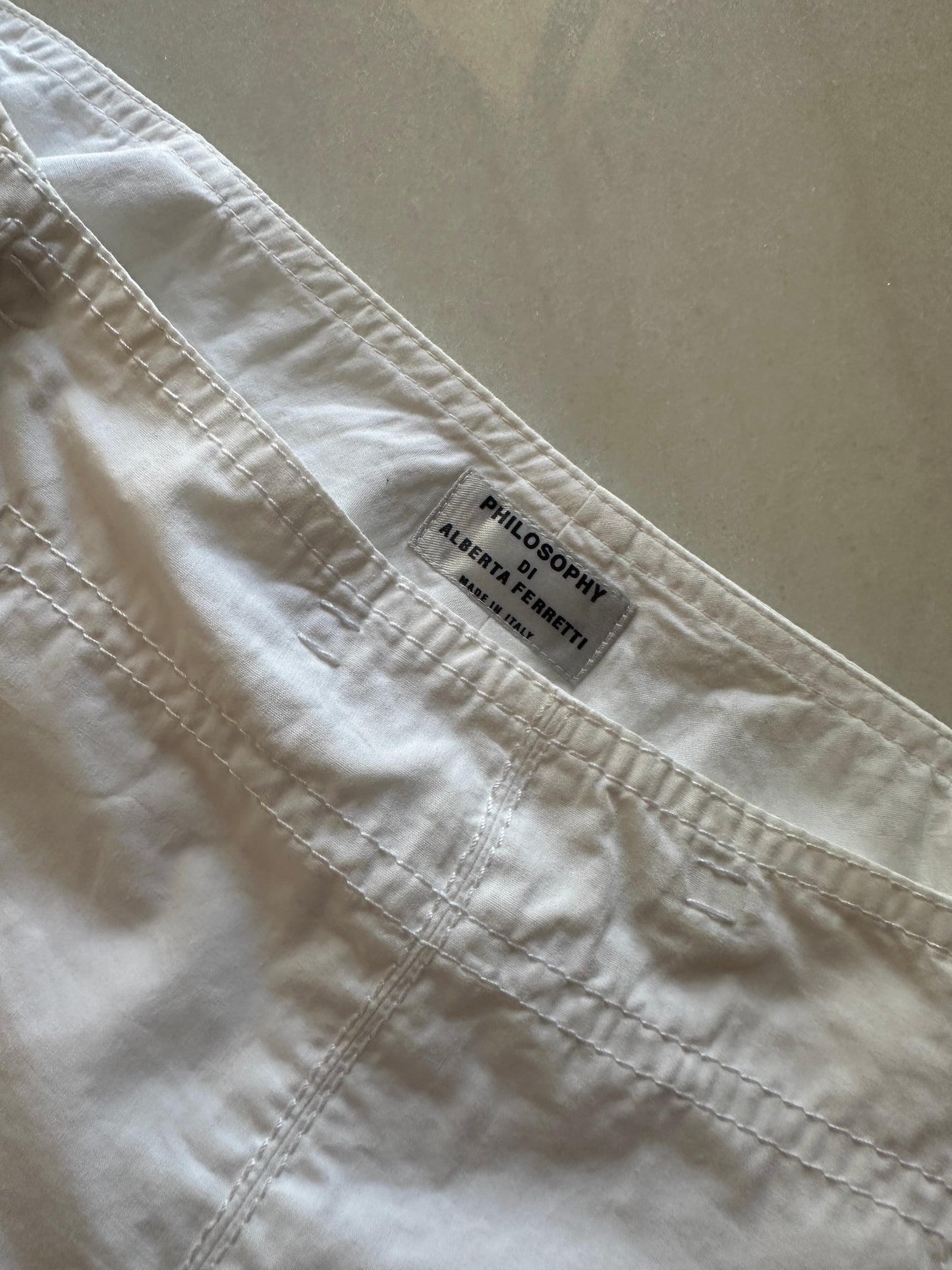Philosophy Alberta Ferretti white skirt