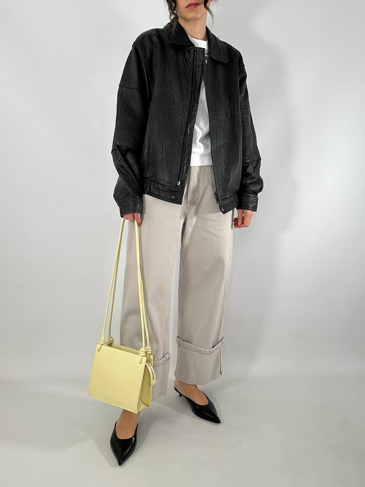 Valentino vintage leather bomber