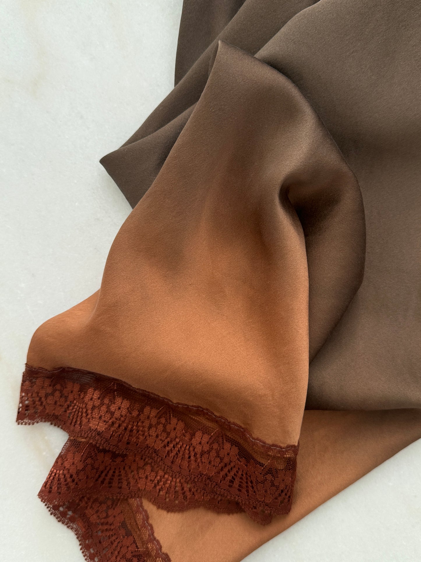 Dégradé Pure Silk Slip Skirt