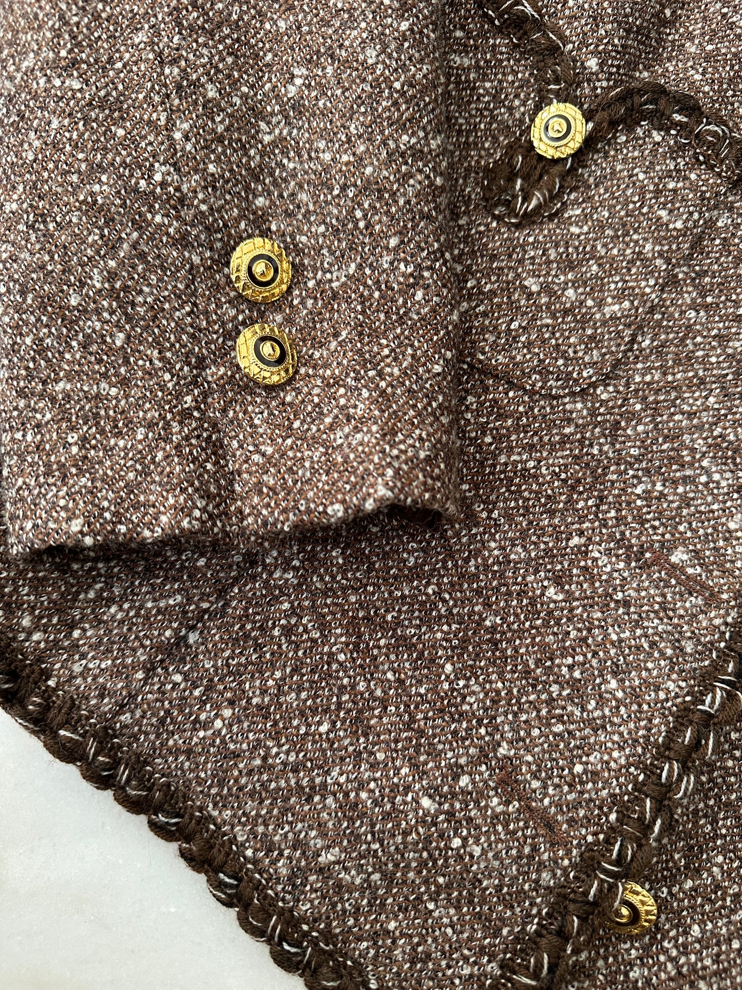 Vintage Luisa Spagnoli tweed bouclé jacket