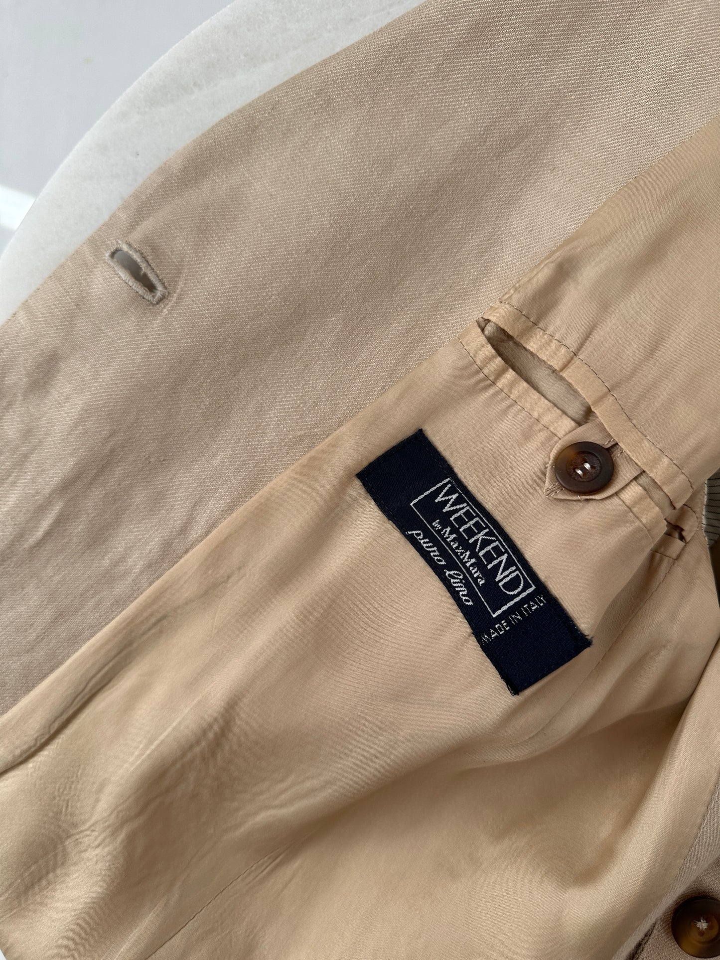 Pure linen Weekend Max Mara blazer