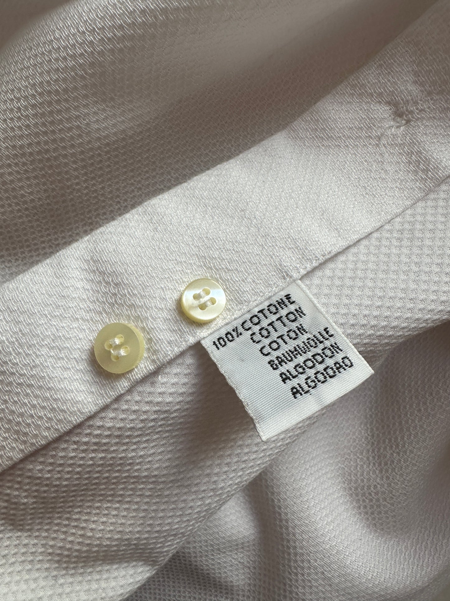 Valentino white cotton classic shirt