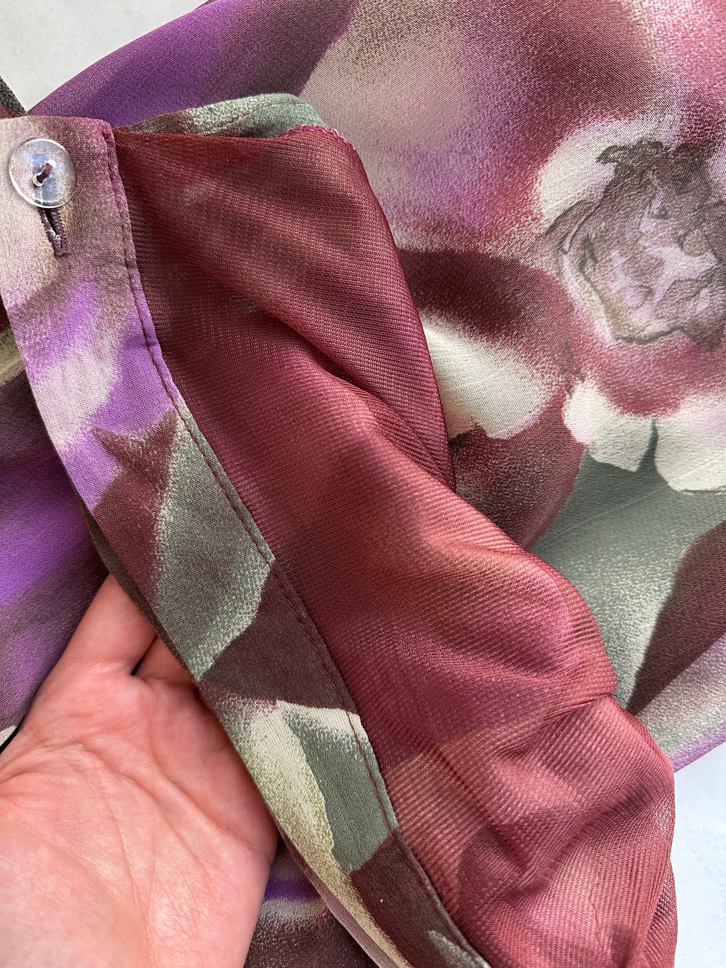 Maxi wrap printed skirt