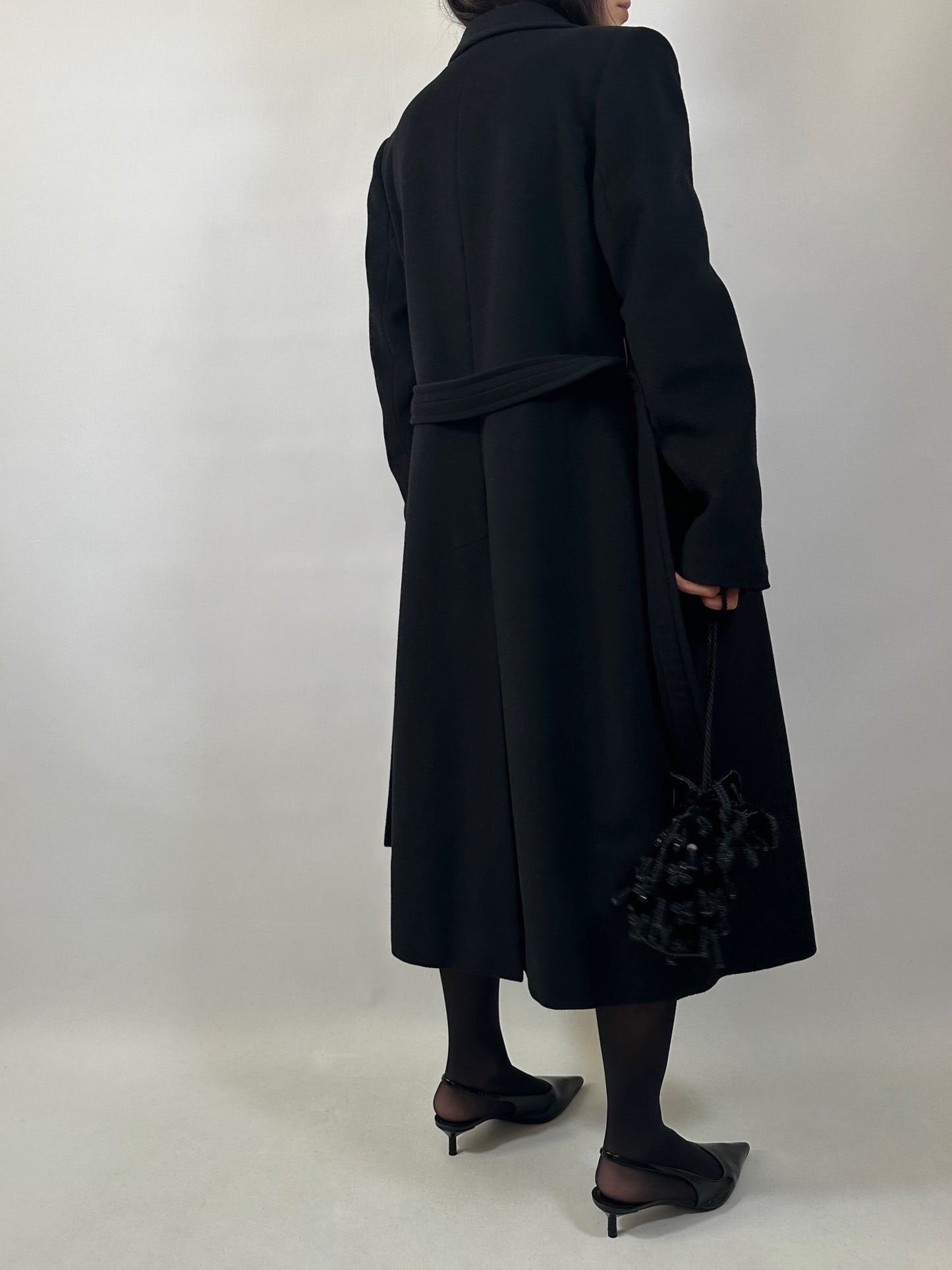 Classic Belted Wool and Cashmere Coat