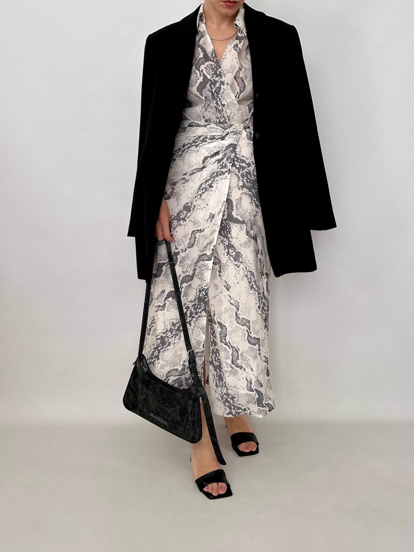 Marella long black blazer