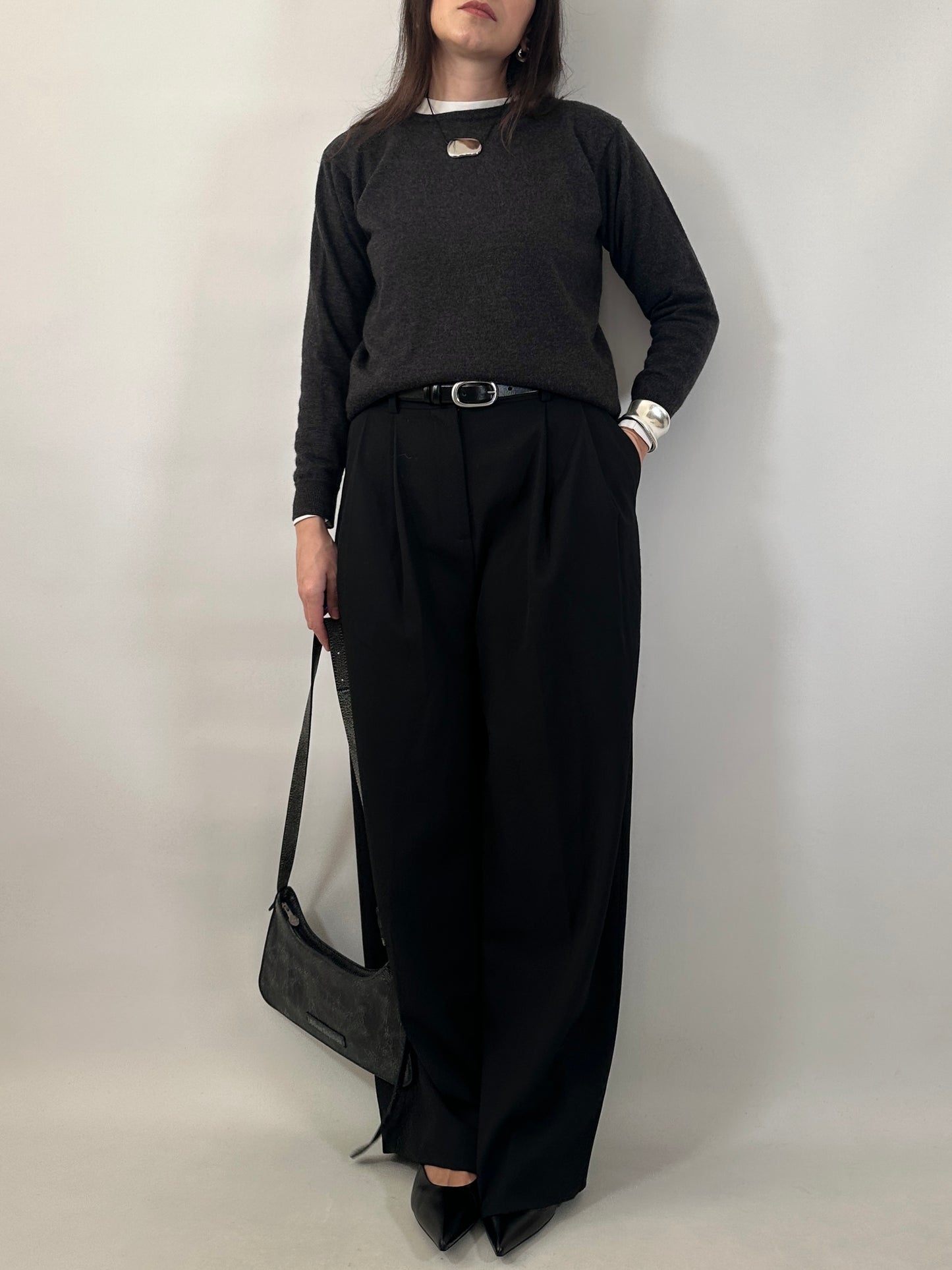 Essential Wool Crewneck Sweater