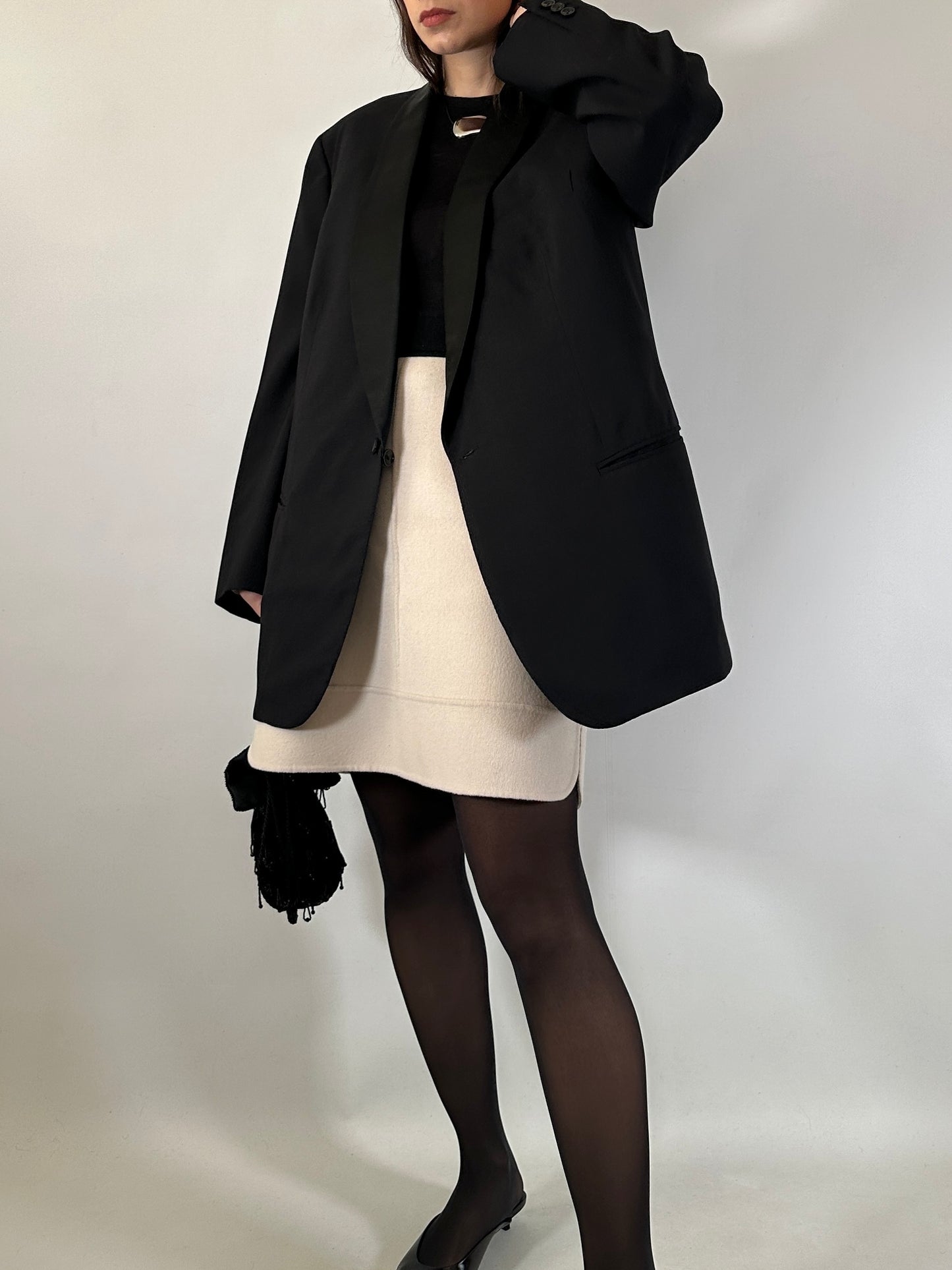 Vintage Tailored Tuxedo Blazer