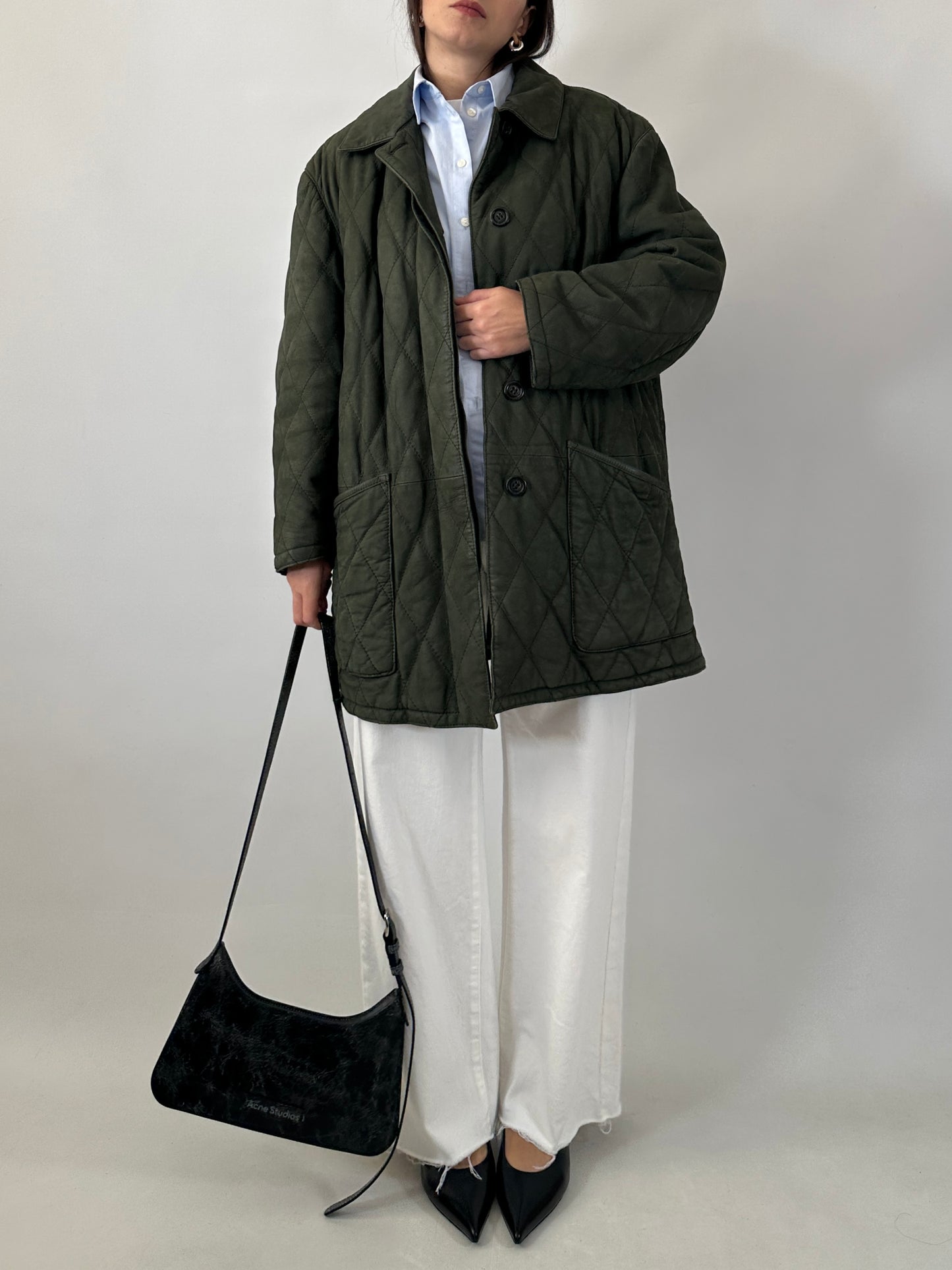 Tailor-made quilted leather jacket