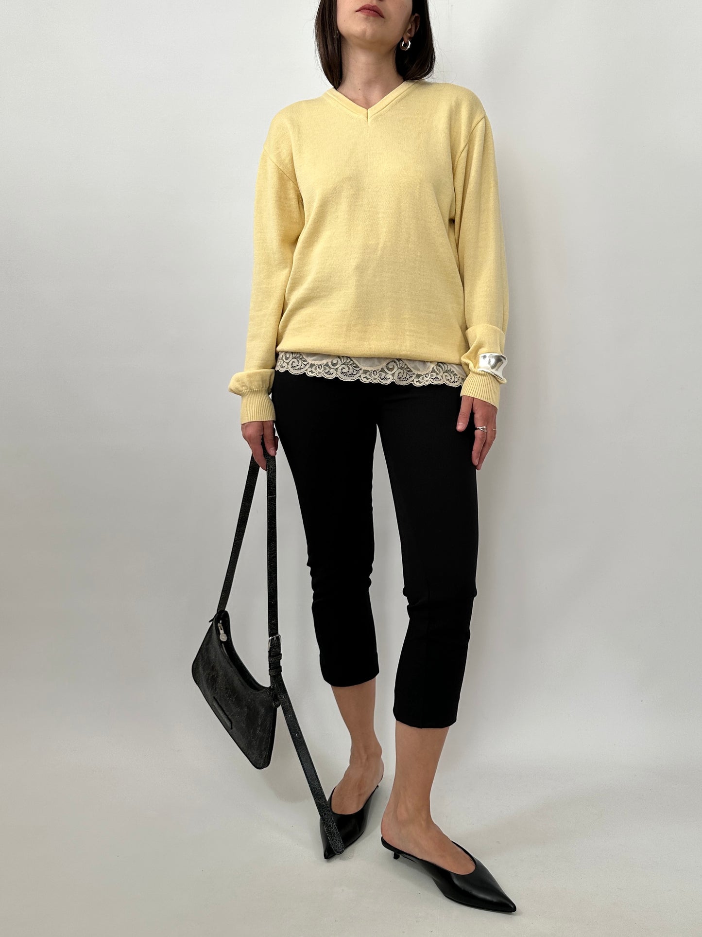 Butter Yellow Light Merino Sweater