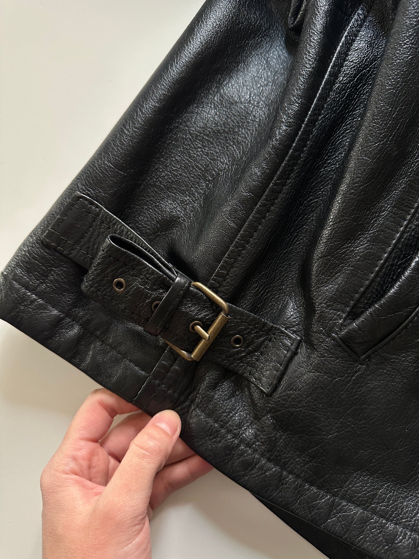 Vintage Oversized Leather Jacket