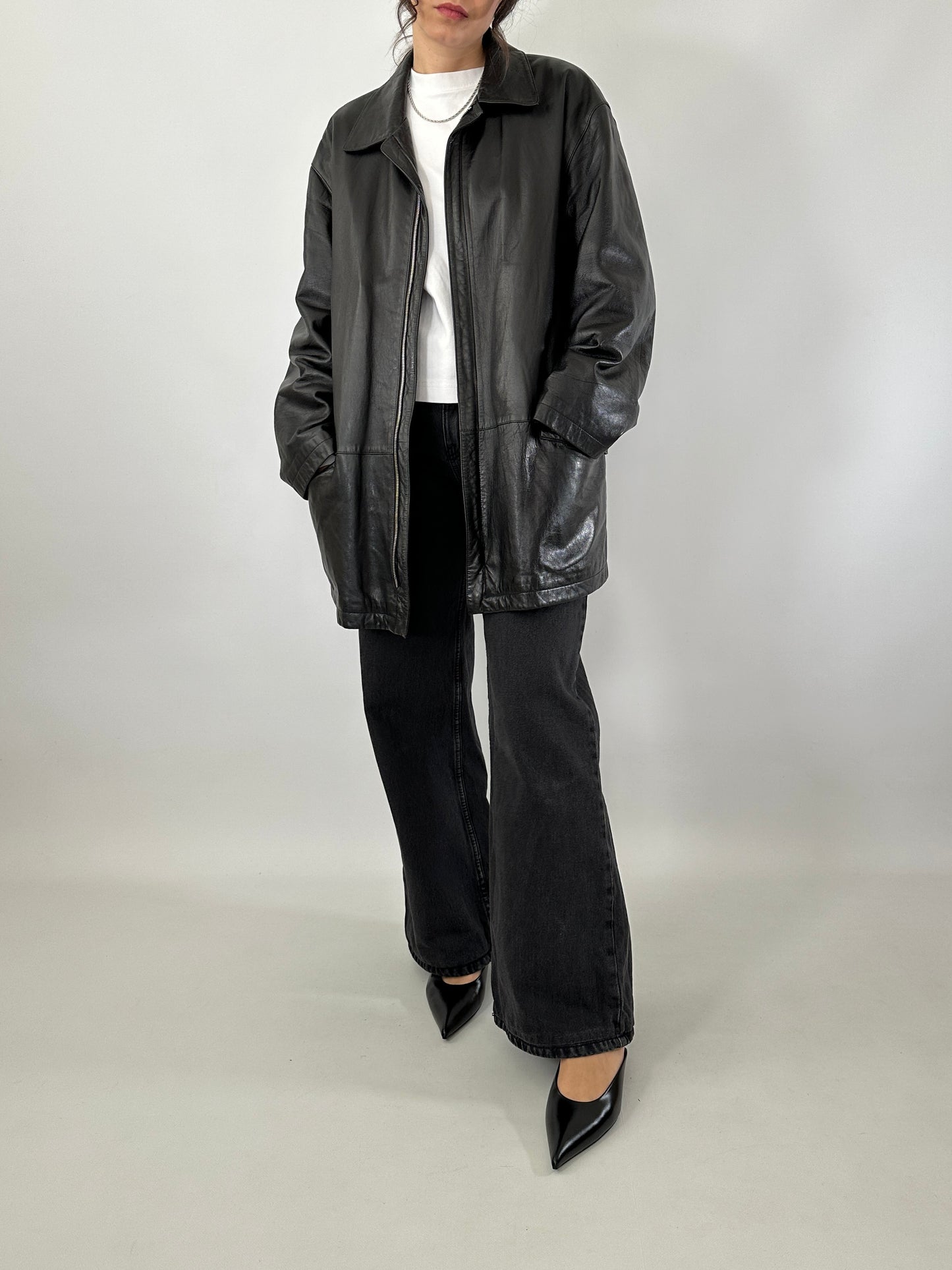 Hugo Boss lambskin jacket