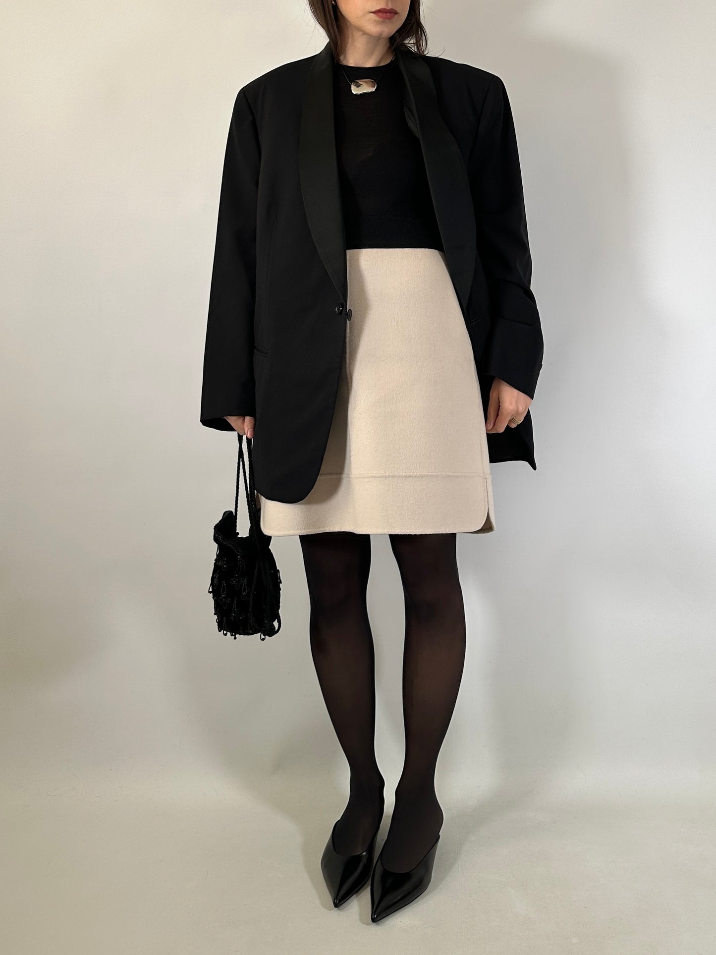 Max Mara Wool Mini Skirt