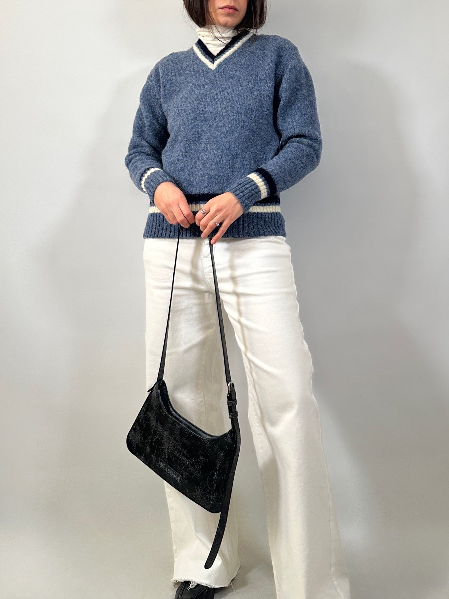 Preppy Shetland Wool Sweater