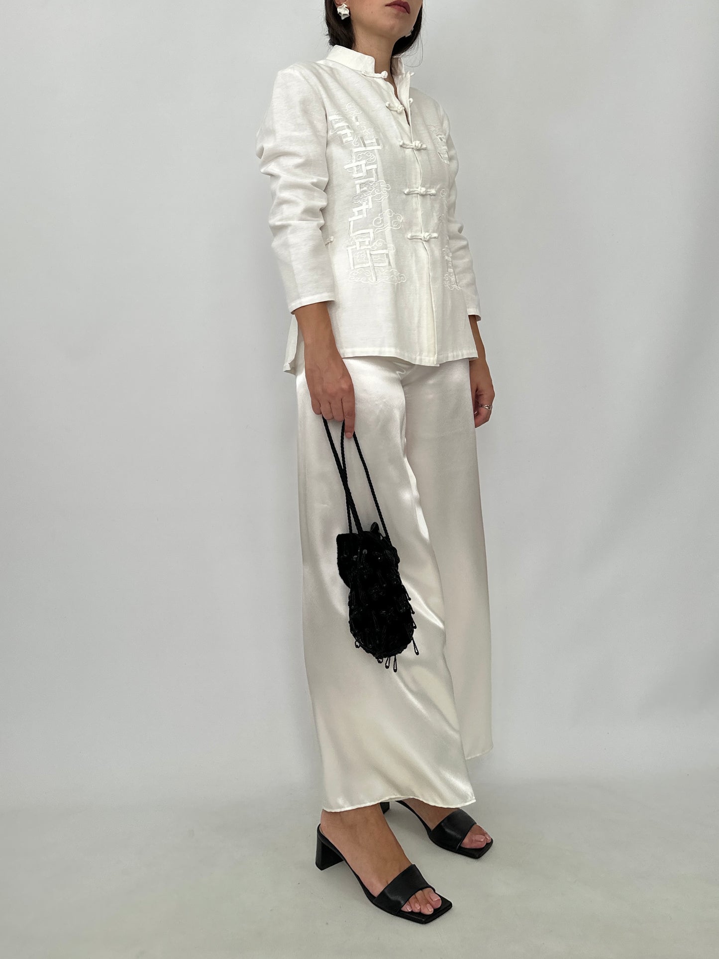 Embroidered Tang Silk Jacket