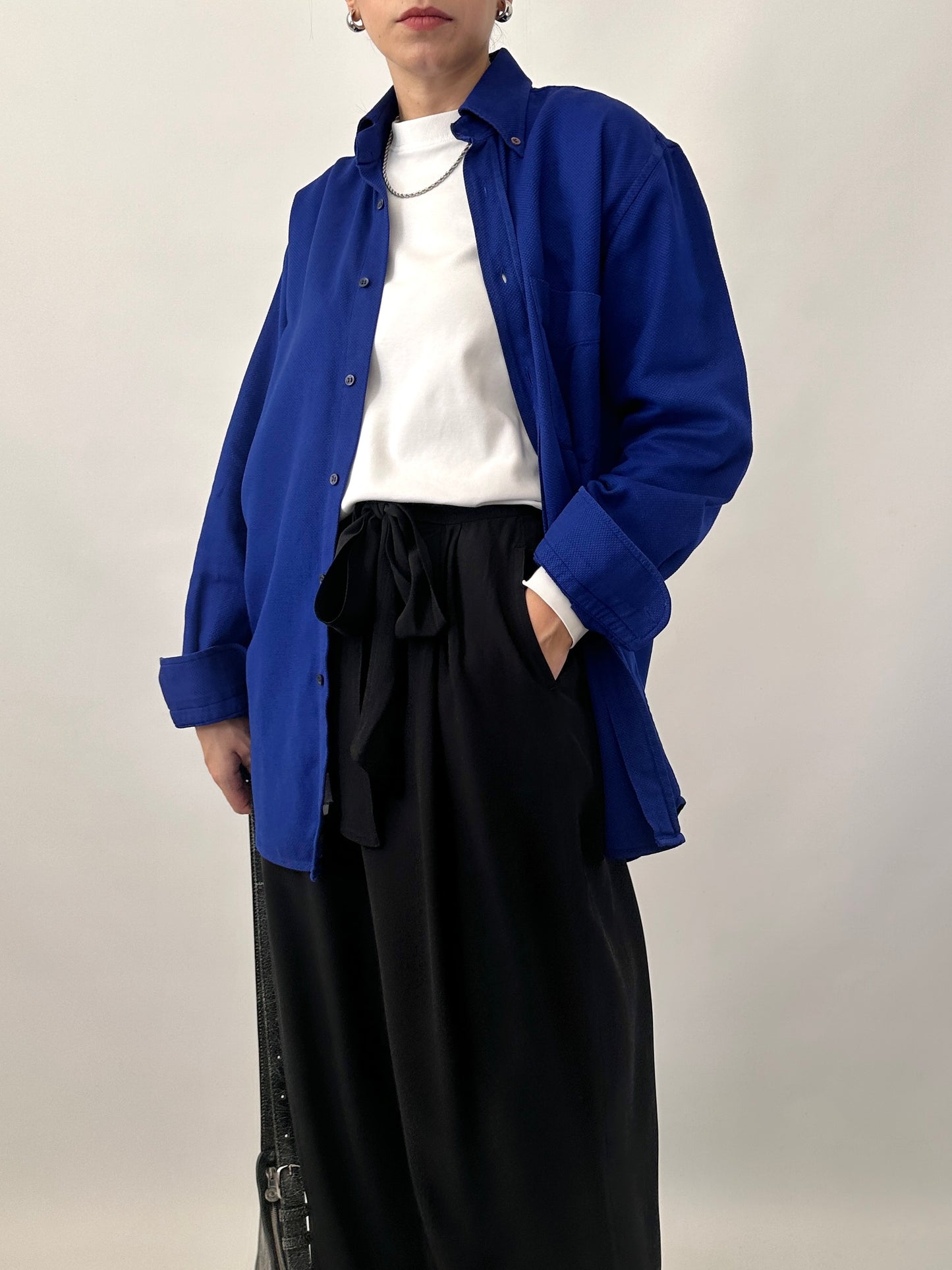 Valentino pure silk carrot fit trousers