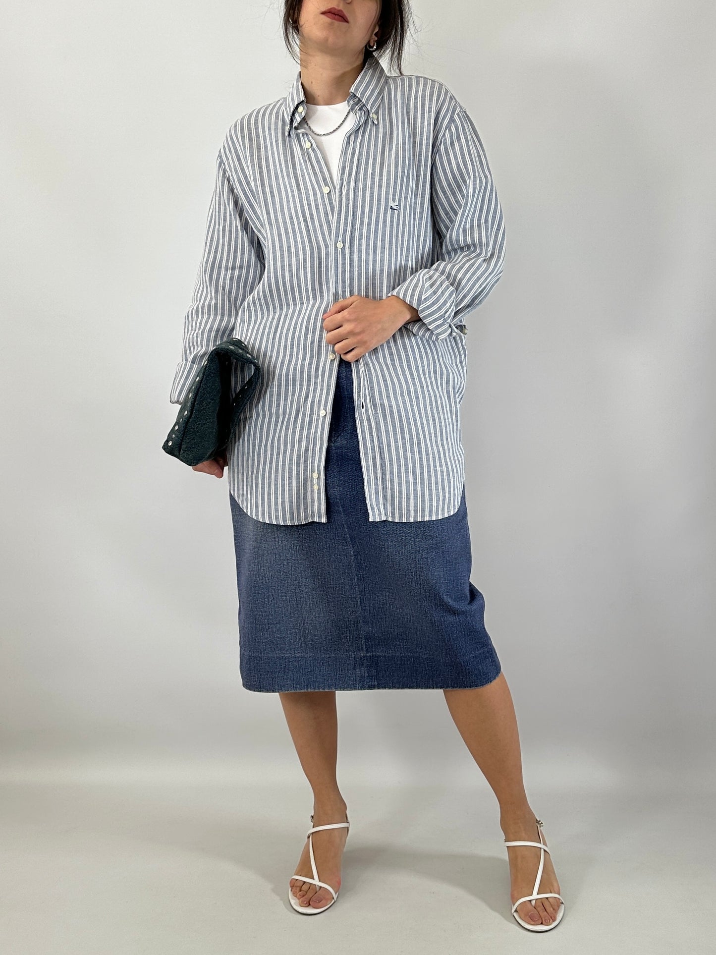 Etro striped linen shirt