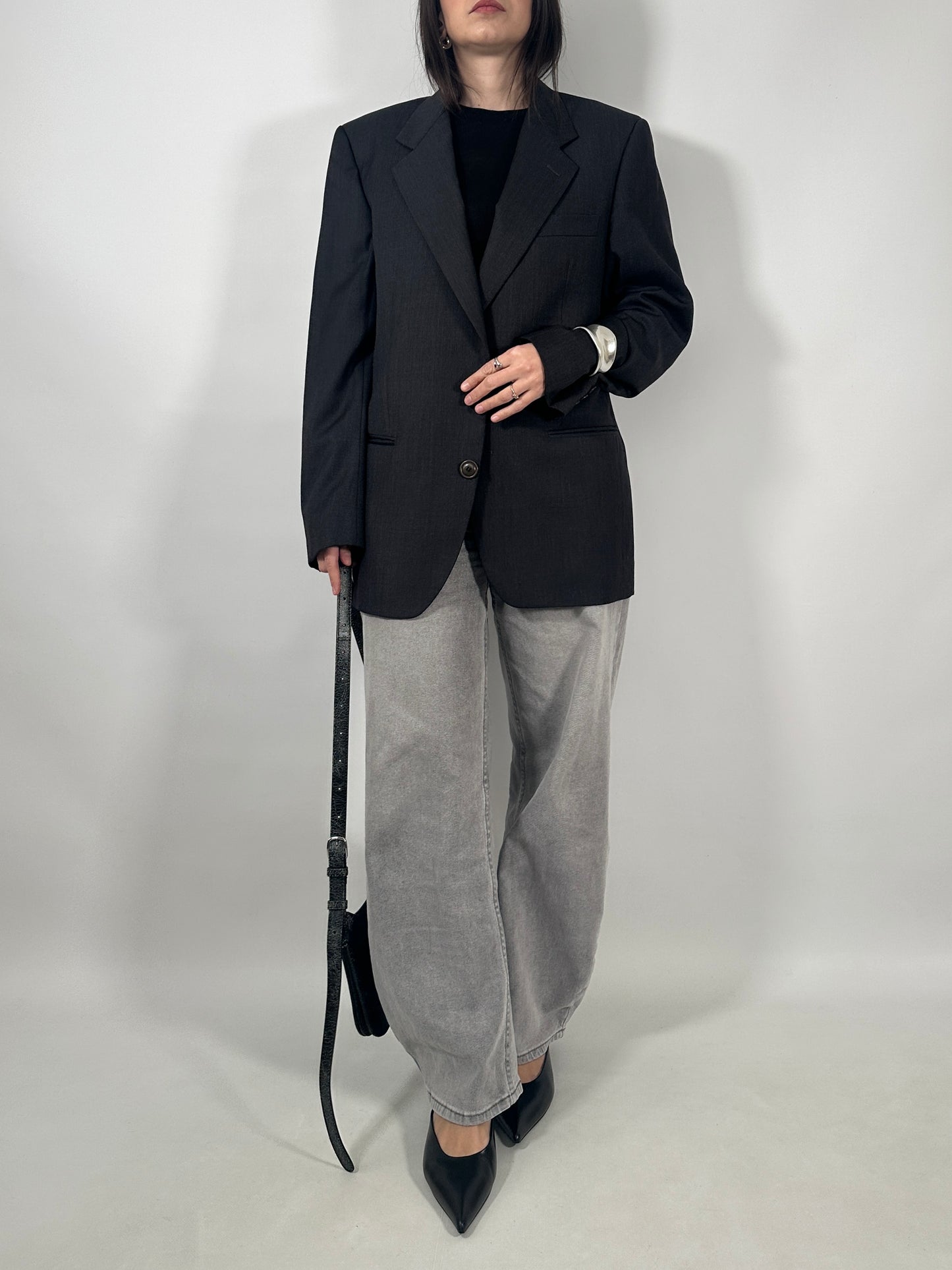 Vintage Tailored Wool Blazer